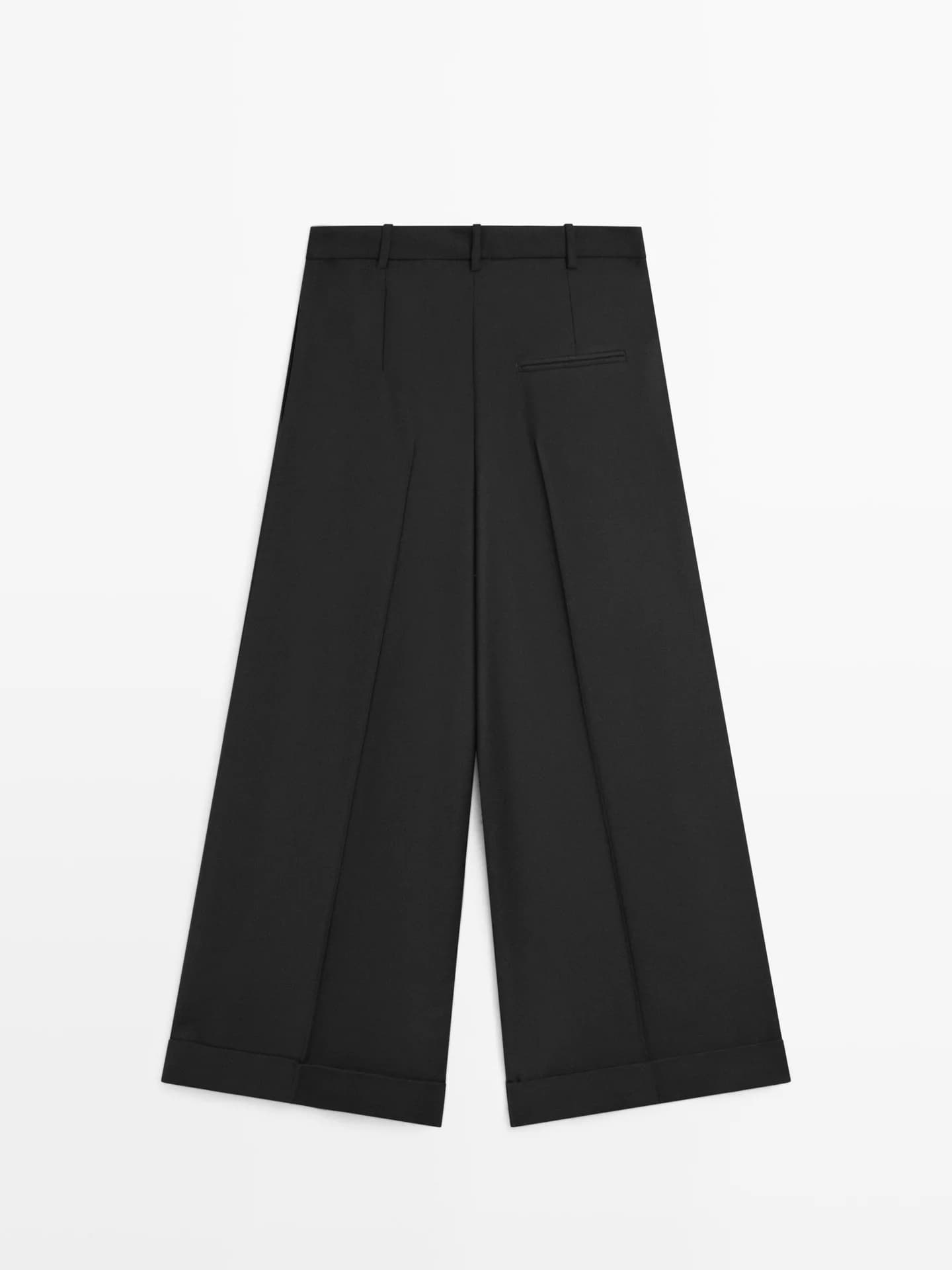 Свободные брюки со складками - фото 7