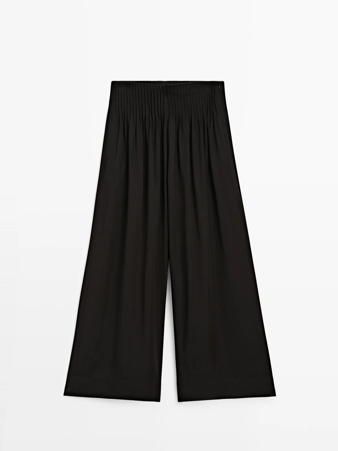 Свободные широкие брюки