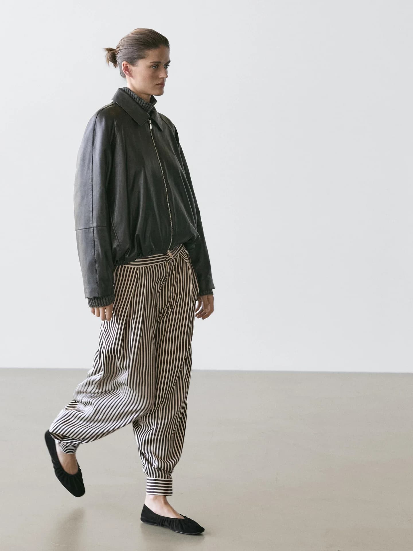 Брюки Aladdin с полосатыми складками