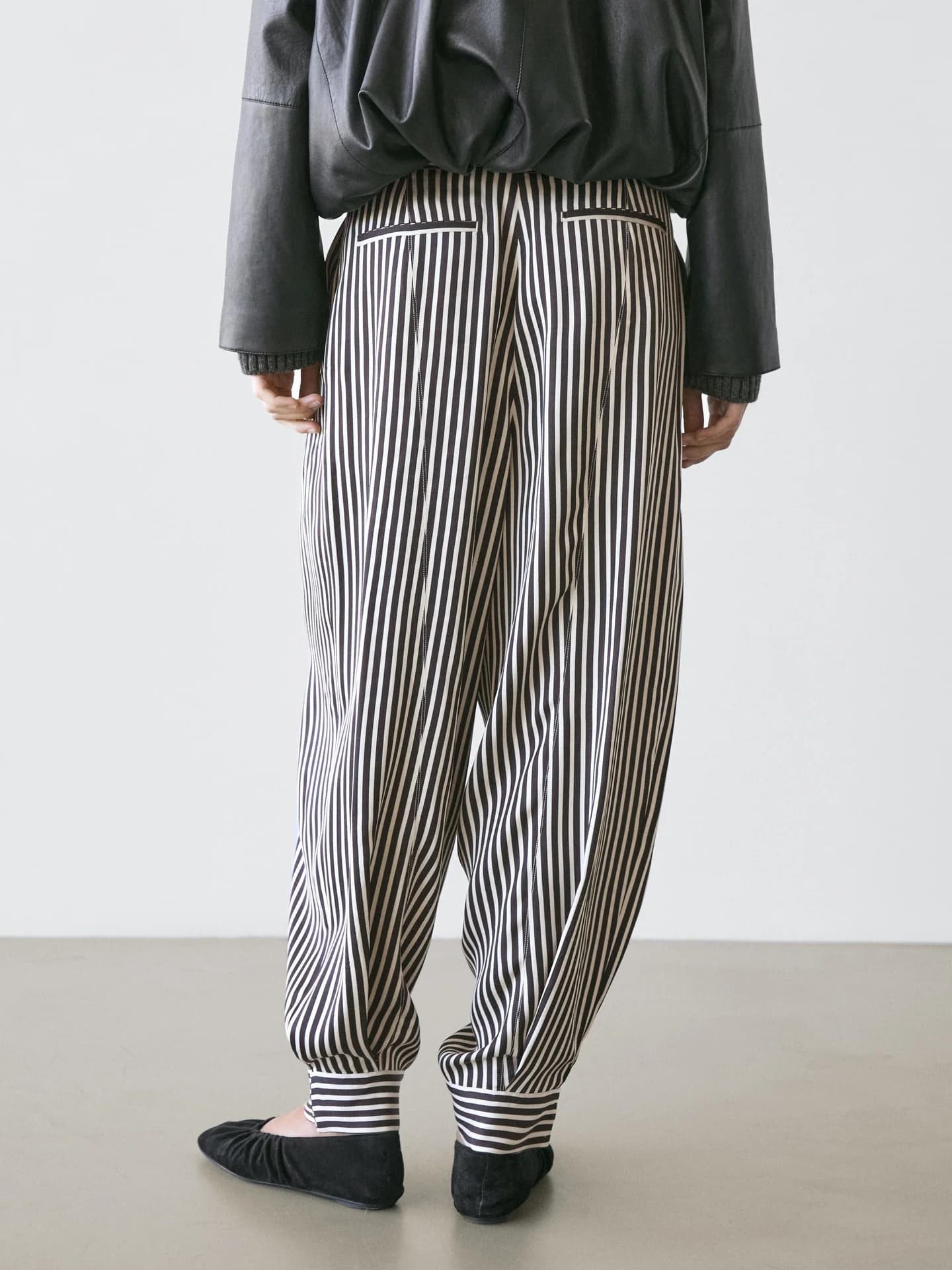 Брюки Aladdin с полосатыми складками - фото 5