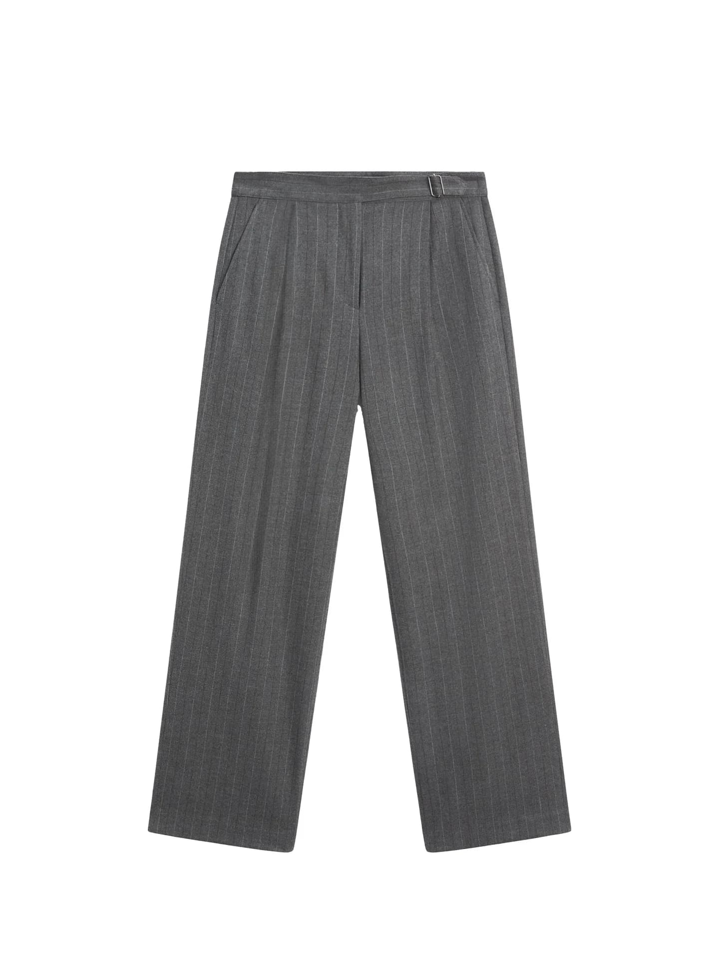 Брюки в рубчик со складками - фото 8