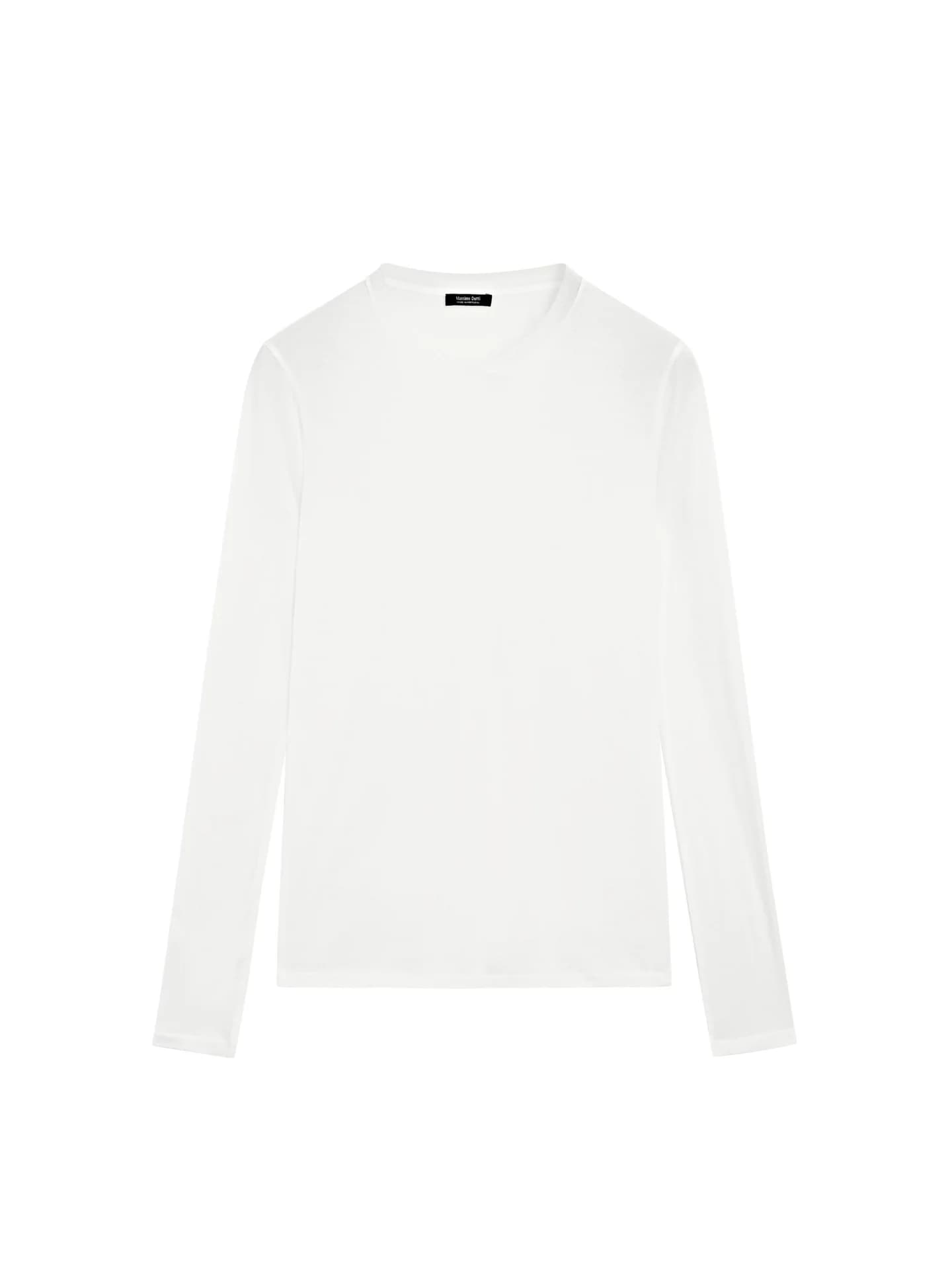 Прозрачная футболка из 100% хлопка с декоративным вырезом. - фото 7