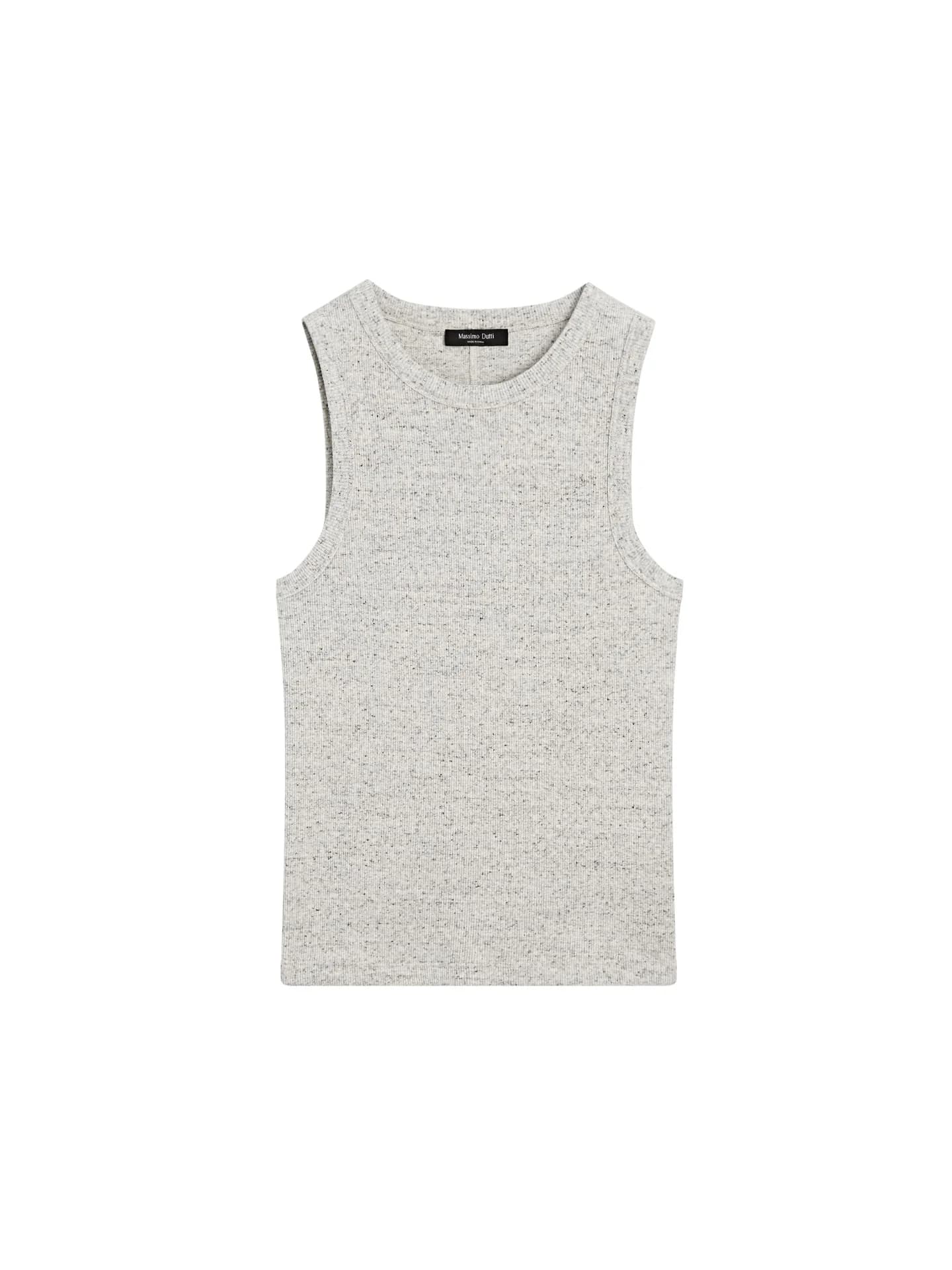 Футболка без рукавов из смесового хлопка - фото 7