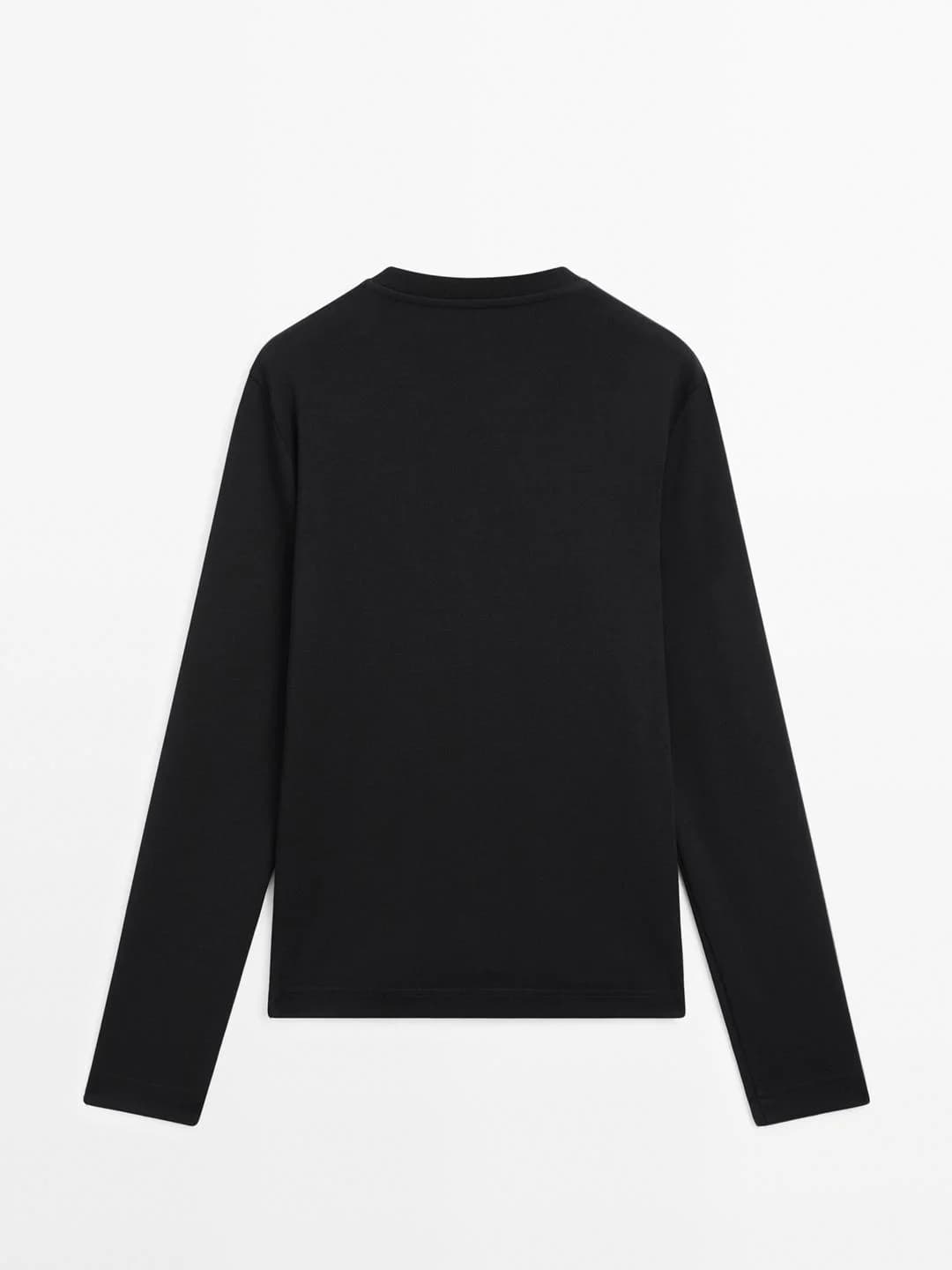 Футболка из 100% интерлока с длинными рукавами. - фото 3