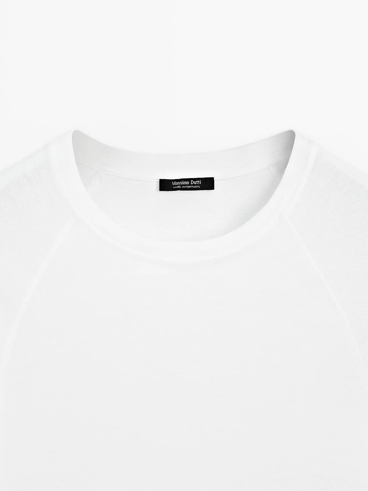 Хлопковая футболка с короткими рукавами реглан - фото 5