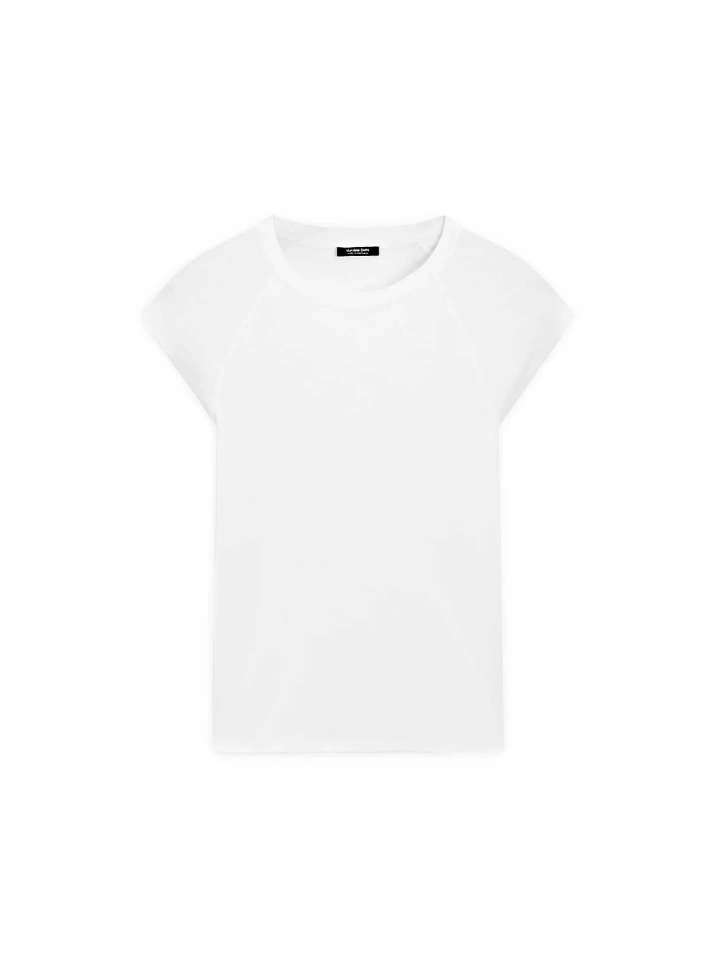 Хлопковая футболка с короткими рукавами реглан - фото 7