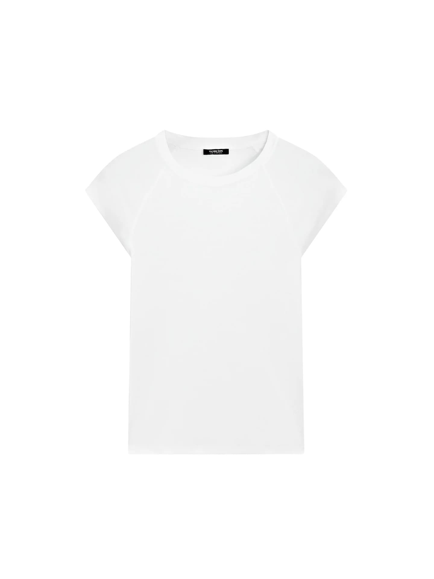 Хлопковая футболка с короткими рукавами реглан - фото 8