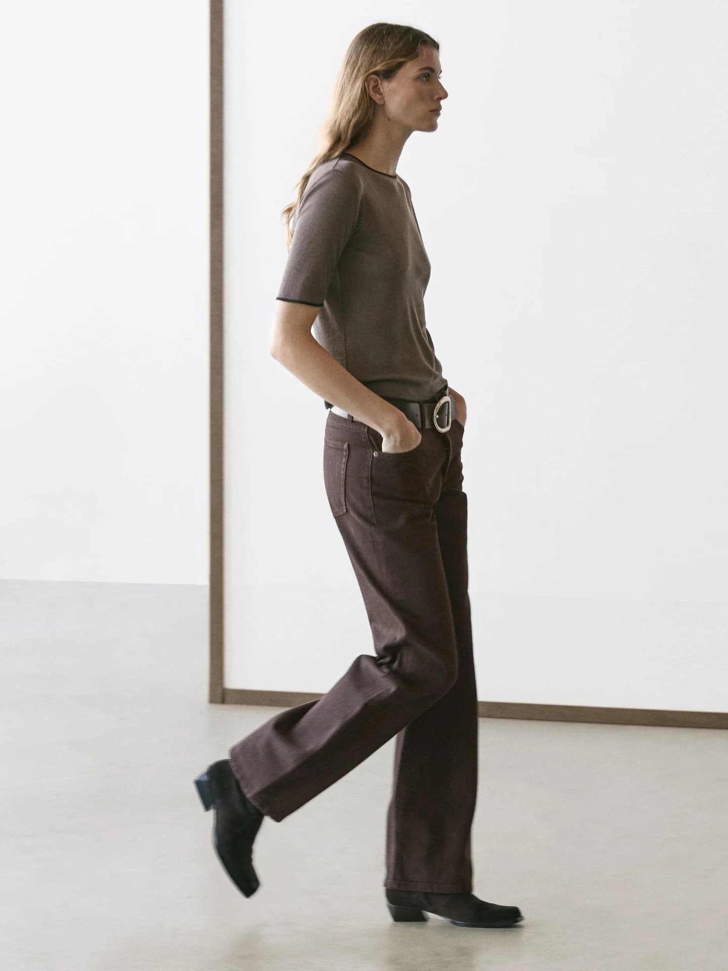 Широкие джинсы - фото 10