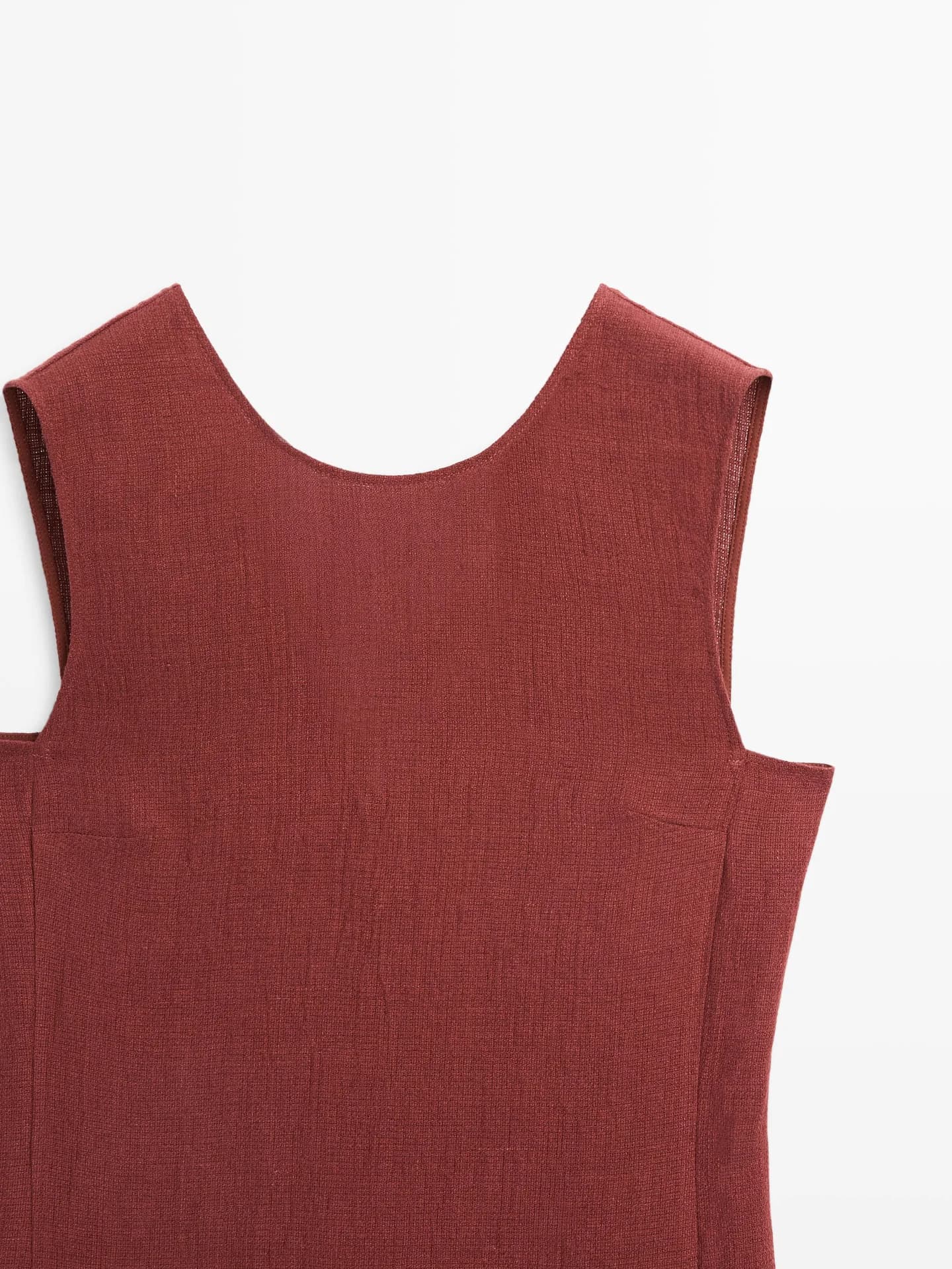 платье миди из 100% льна - фото 6