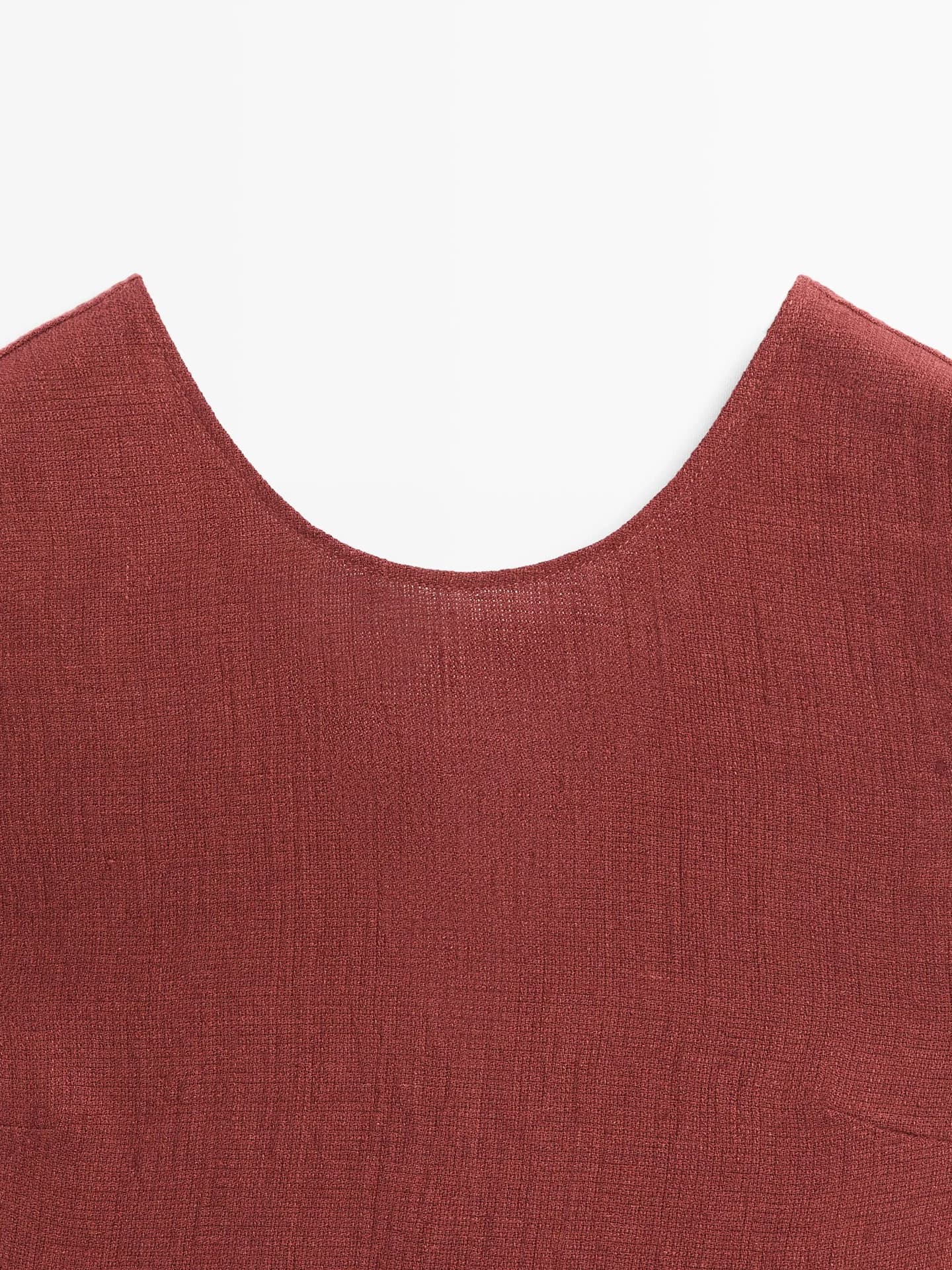 платье миди из 100% льна - фото 8