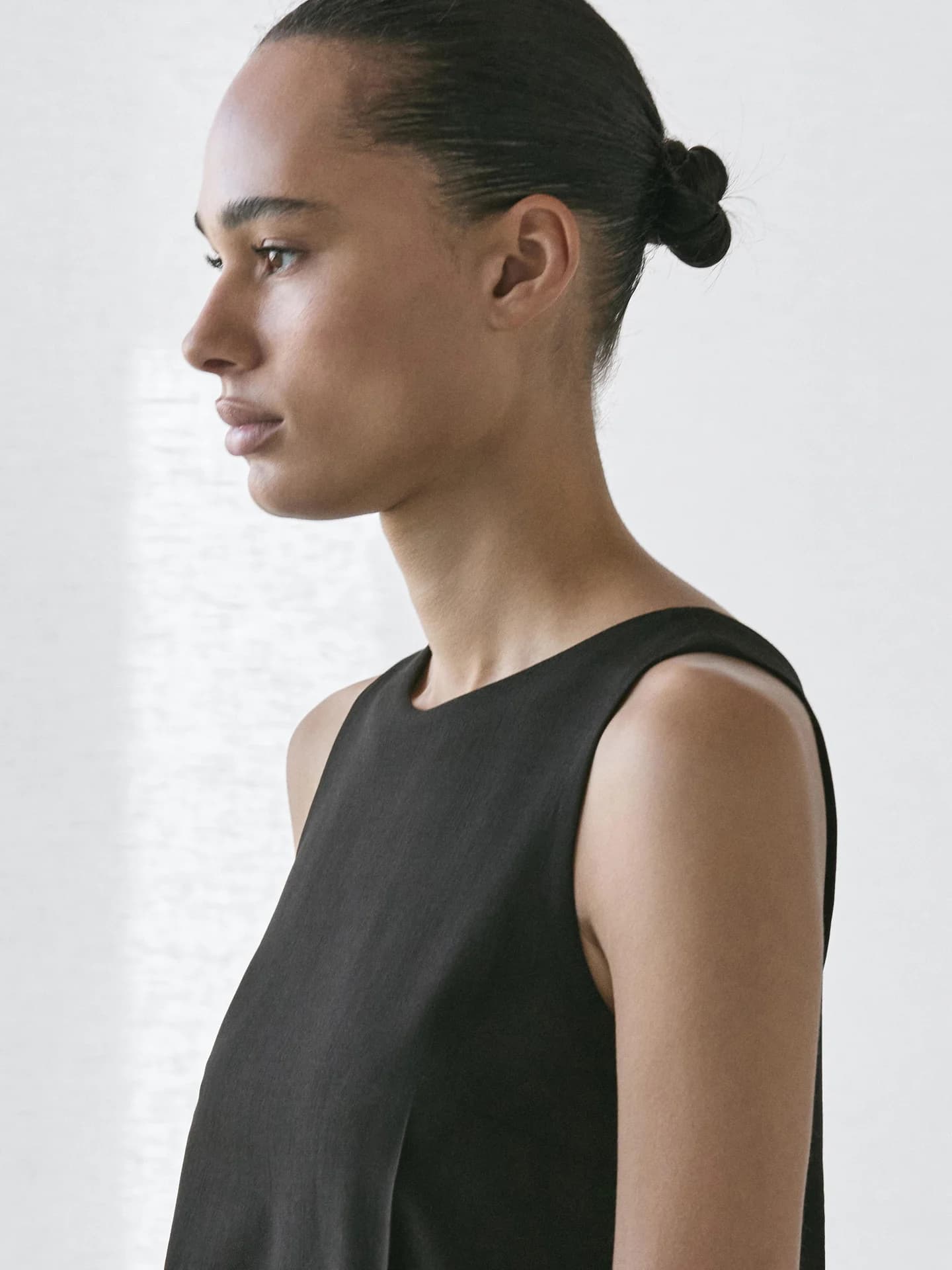 Мини-платье из смесовой шерсти. - фото 3