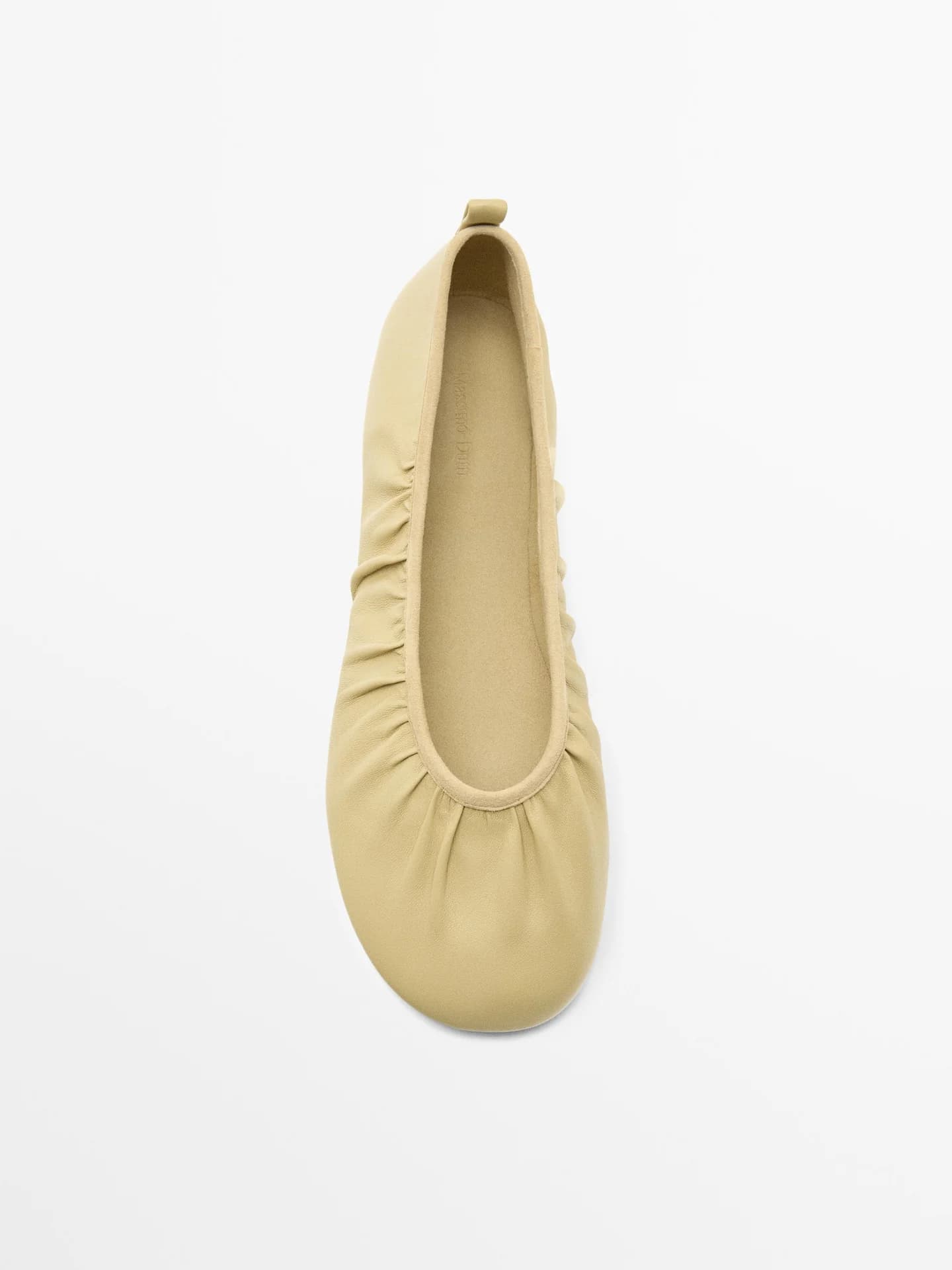 Мягкие кожаные балетки с рюшами - фото 7