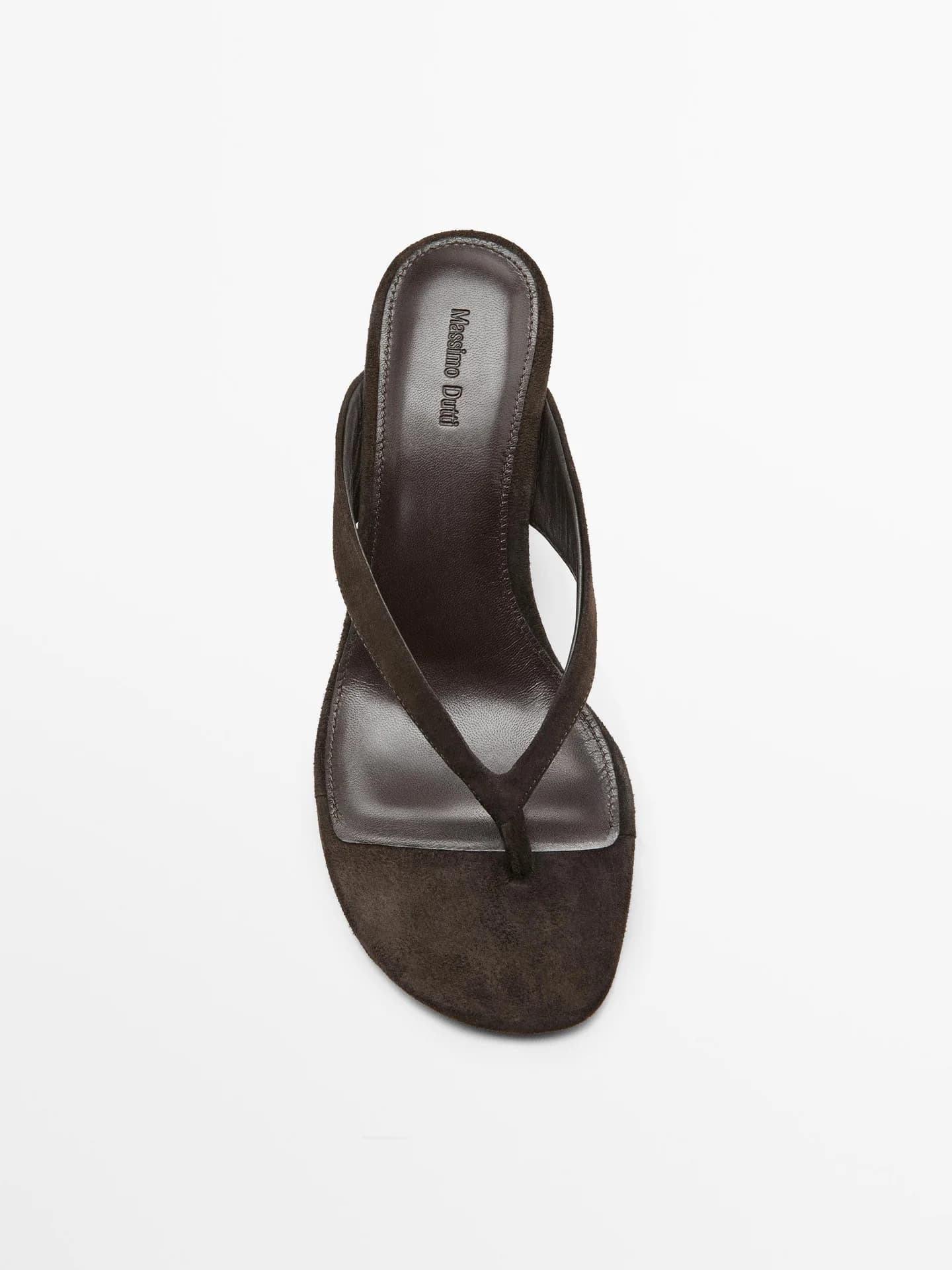 Босоножки на танкетке из замшевой кожи - фото 7