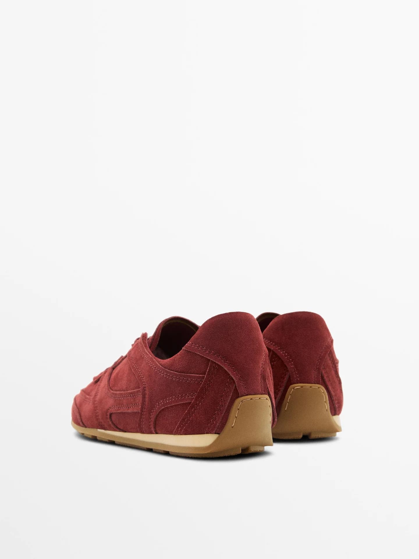 Замшевые спортивные туфли с декоративными элементами - фото 7