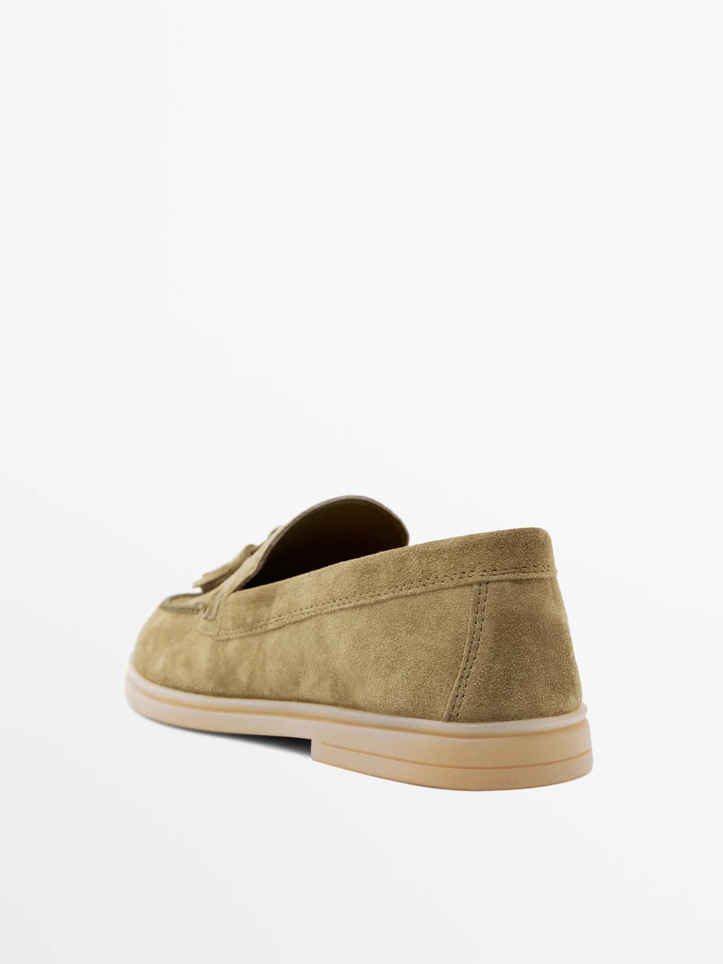 Замшевые мокасины с бахромой - фото 9