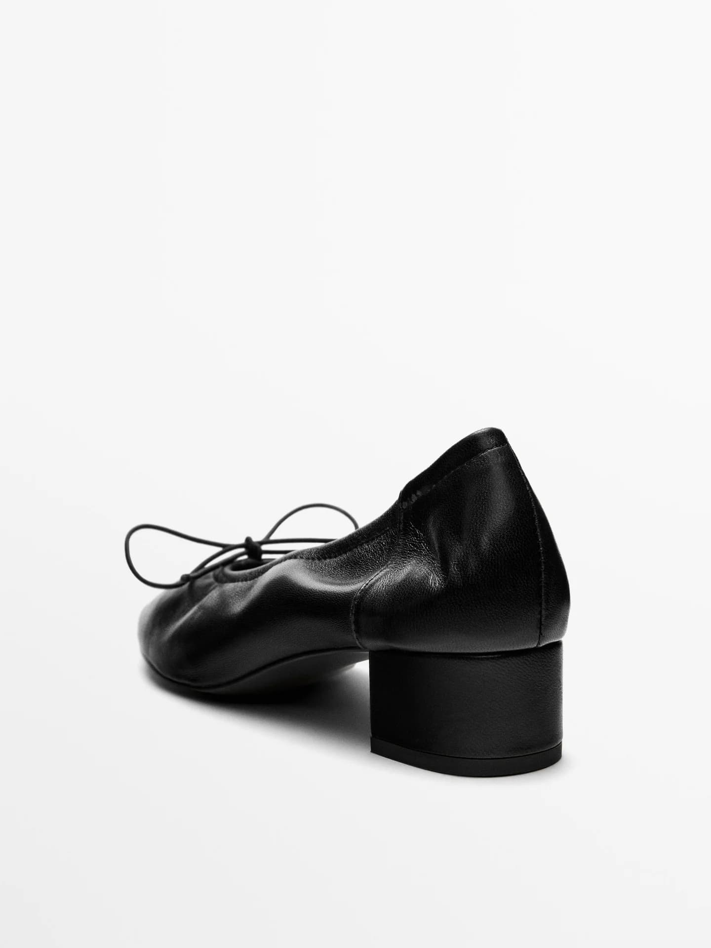 Балетки на высоком каблуке - фото 7