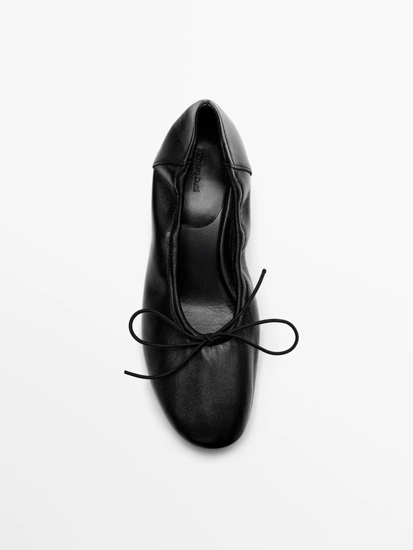 Балетки на высоком каблуке - фото 9