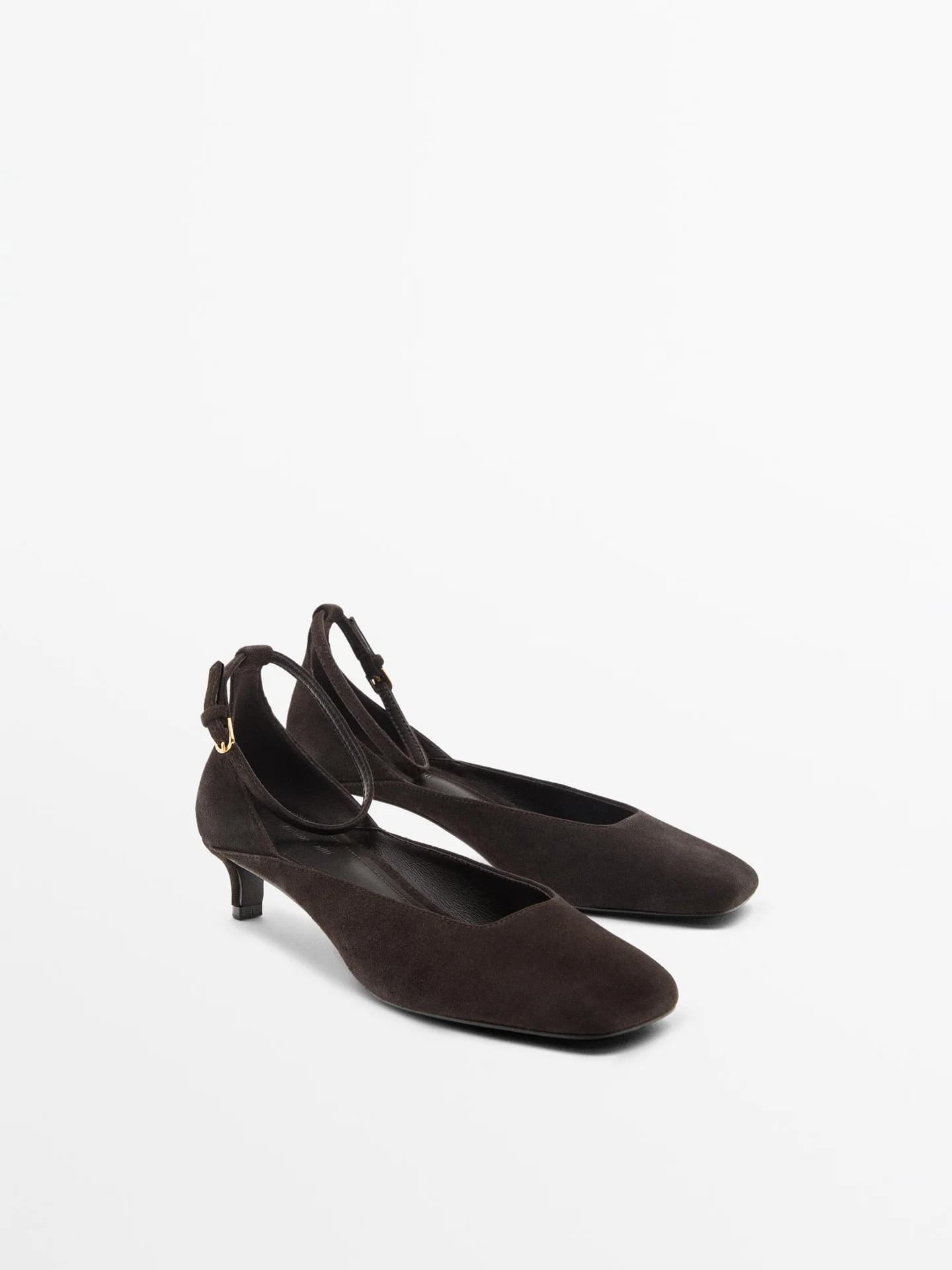 Туфли квадратного кроя на высоком каблуке - фото 9