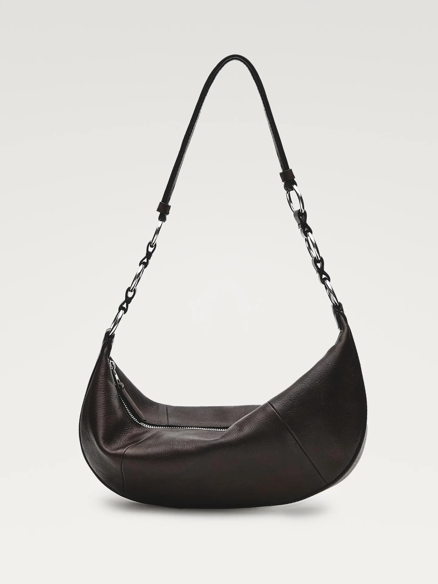 Маленькая сумка из кожи наппа - фото 6