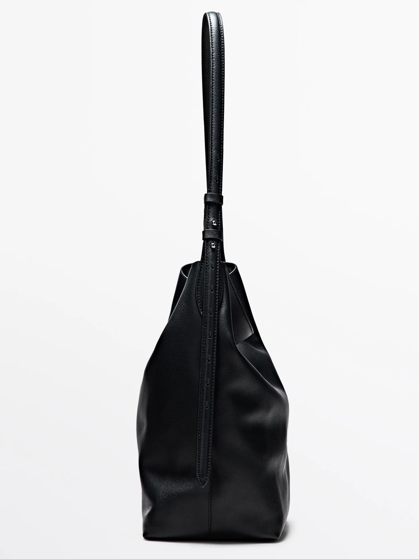 Сумка из кожи наппа - фото 9