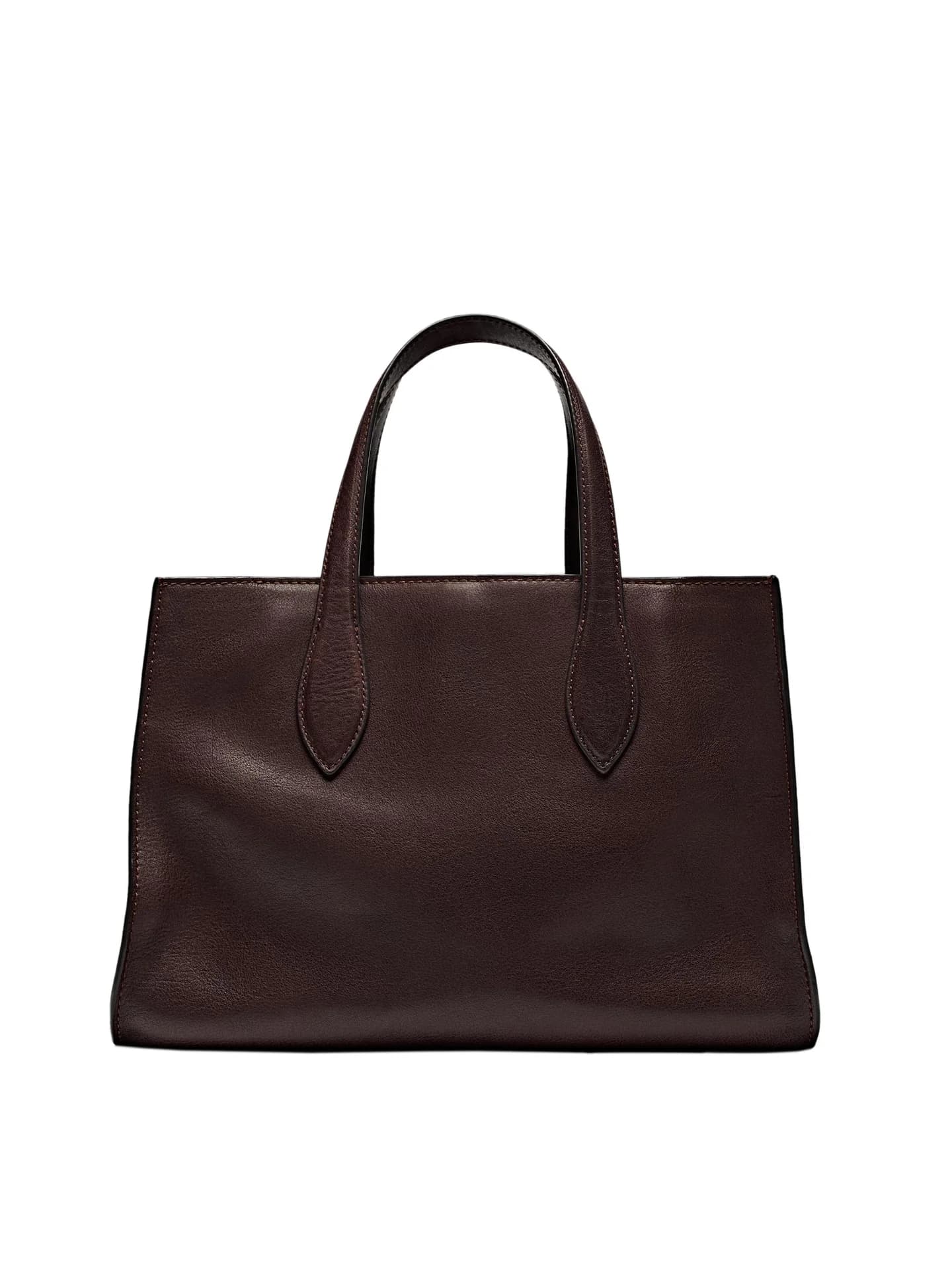 Сумка-шоппер MD ICON среднего размера из кожи наппа. - фото 18