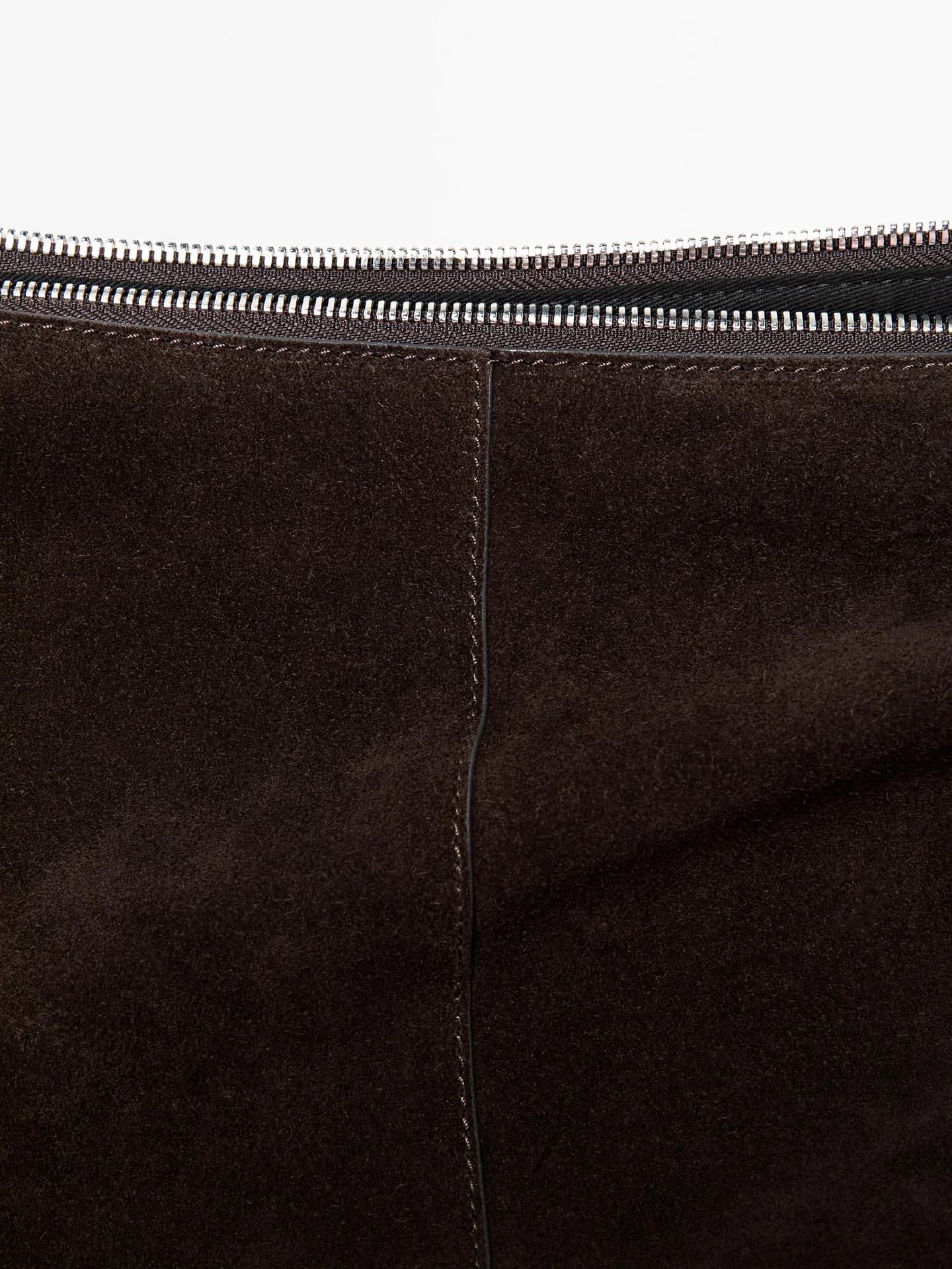 Сумка-мешок из замшевой кожи