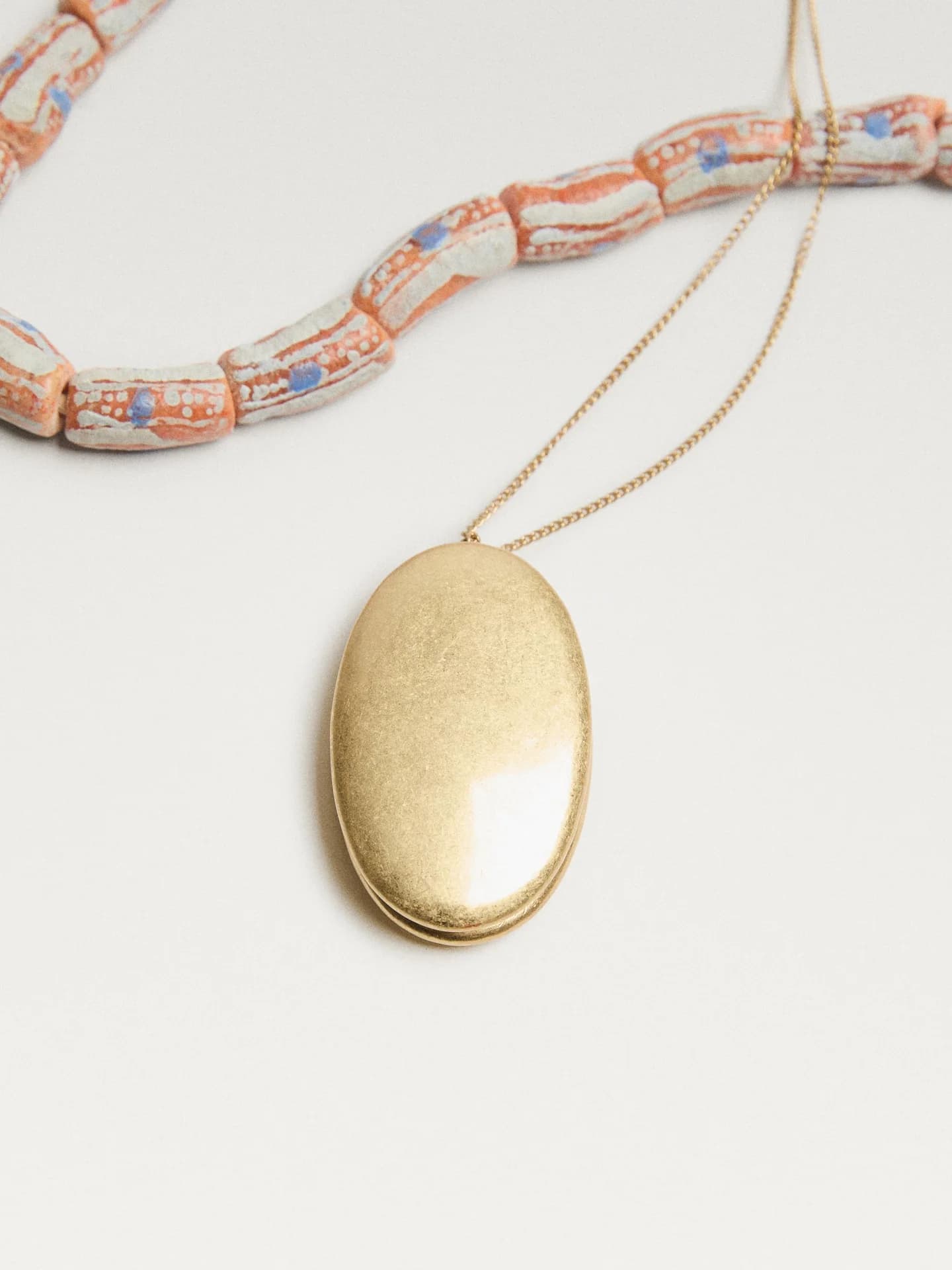 Колье с металлическим элементом - фото 10