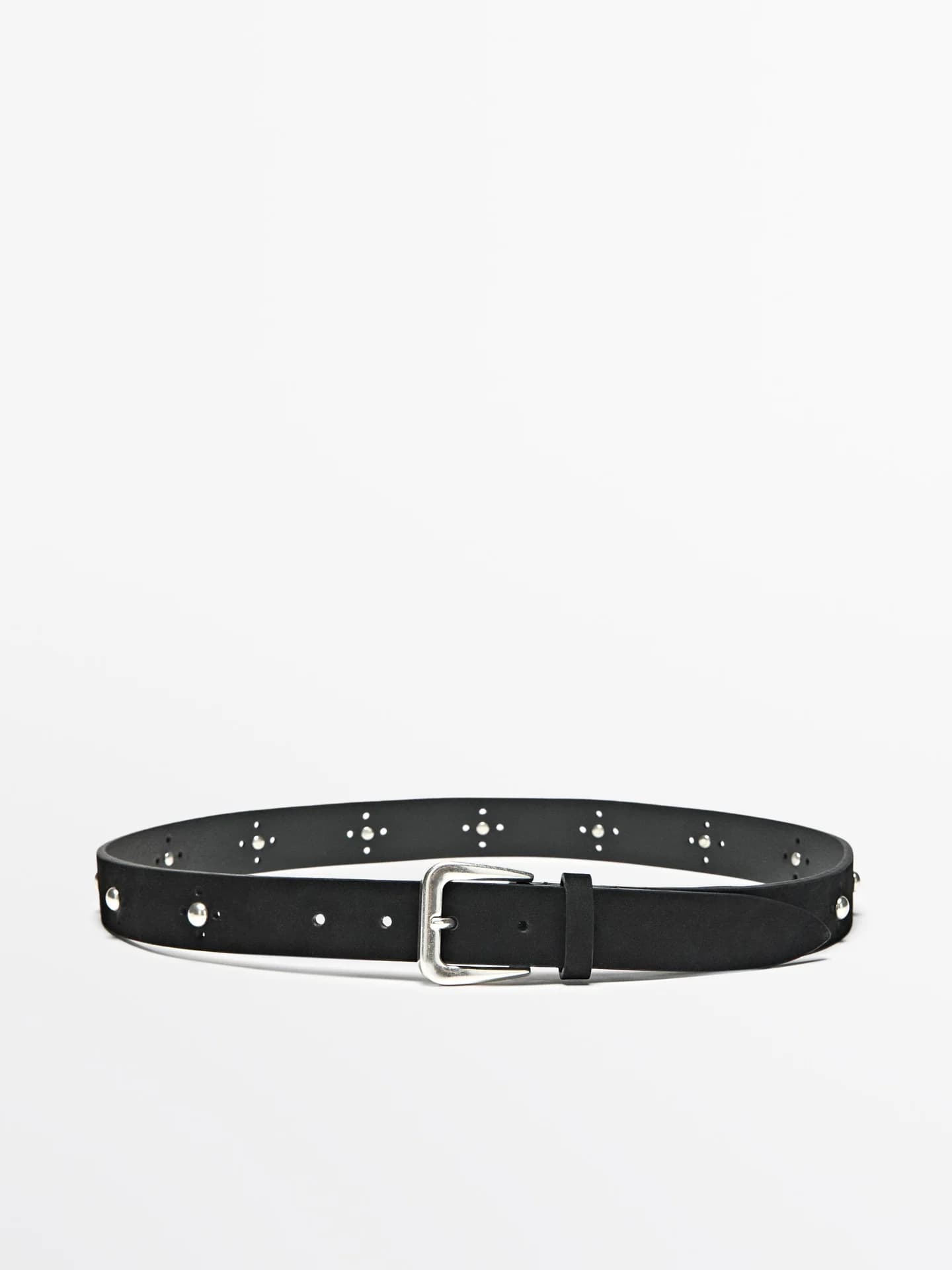 Ажурный пояс с заклепками - фото 8