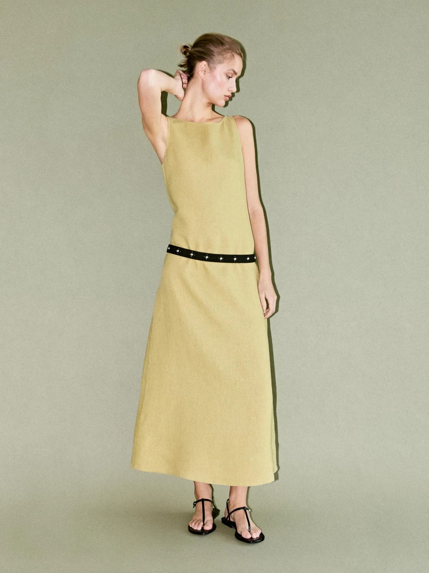 Ажурный пояс с заклепками - фото 10