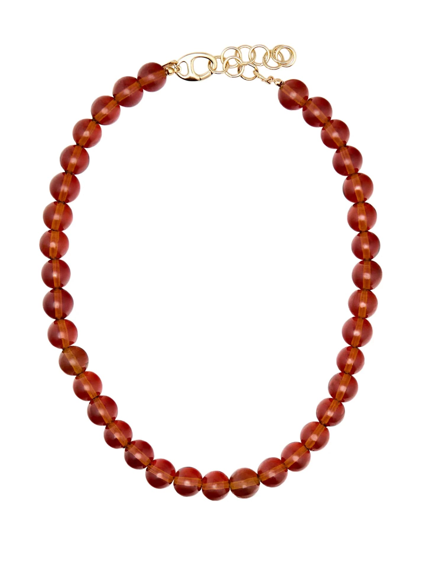 Ожерелье из стеклянных бусин - фото 3