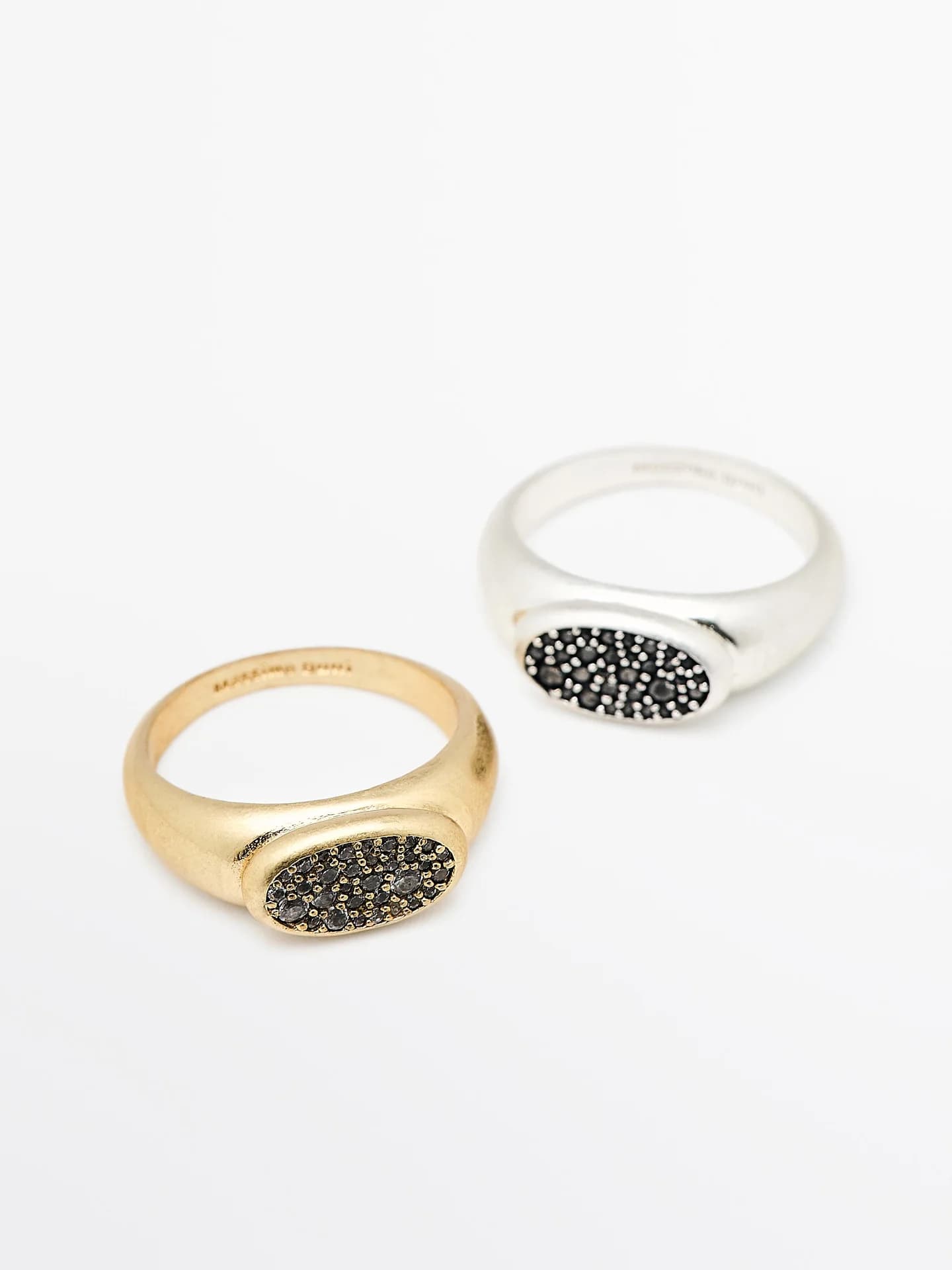 Комплект колец с фианитами - фото 7