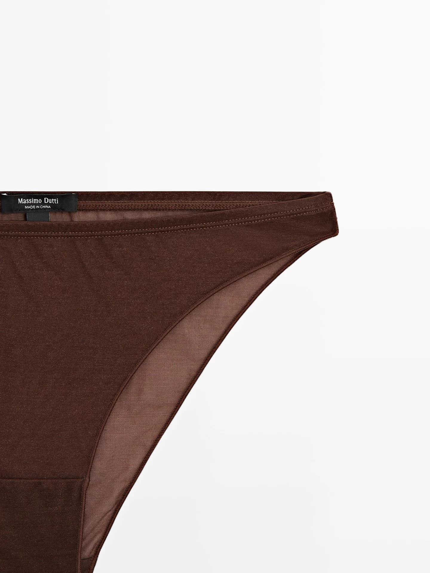 Прозрачные трусики с металлическими деталями - фото 4