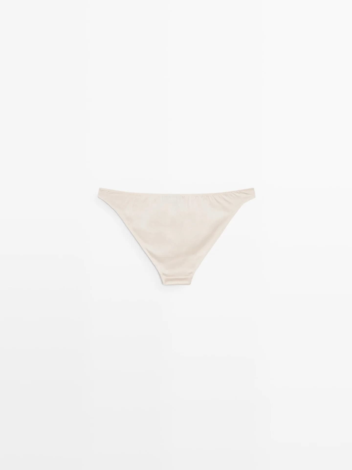 Атласные трусики из смесового шелка. - фото 3