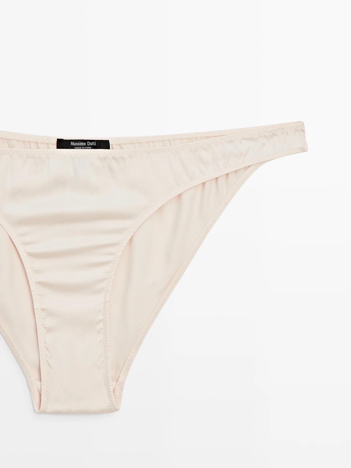 Атласные трусики из смесового шелка. - фото 5