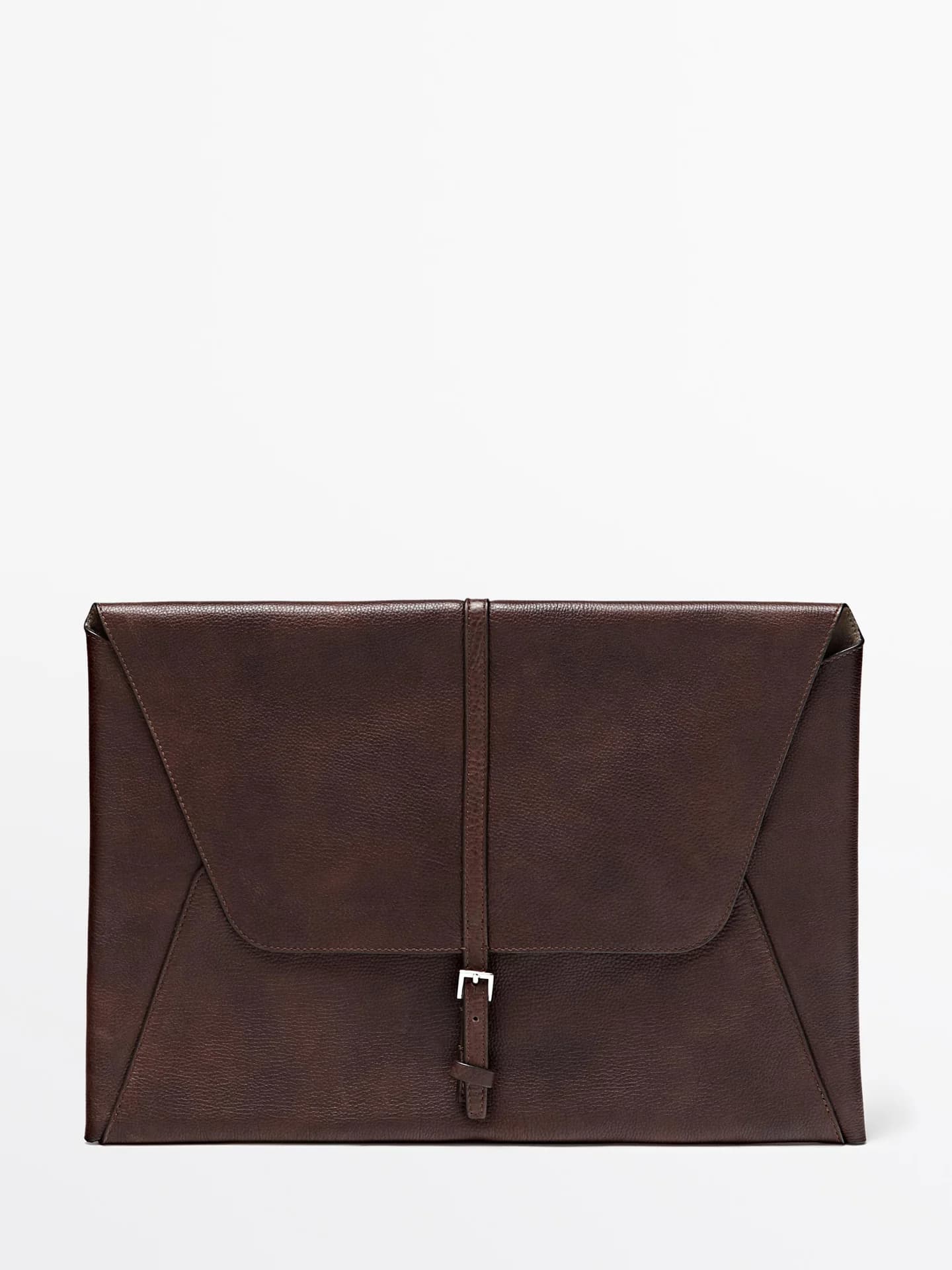 Чехол для ноутбука из кожи наппа - фото 8