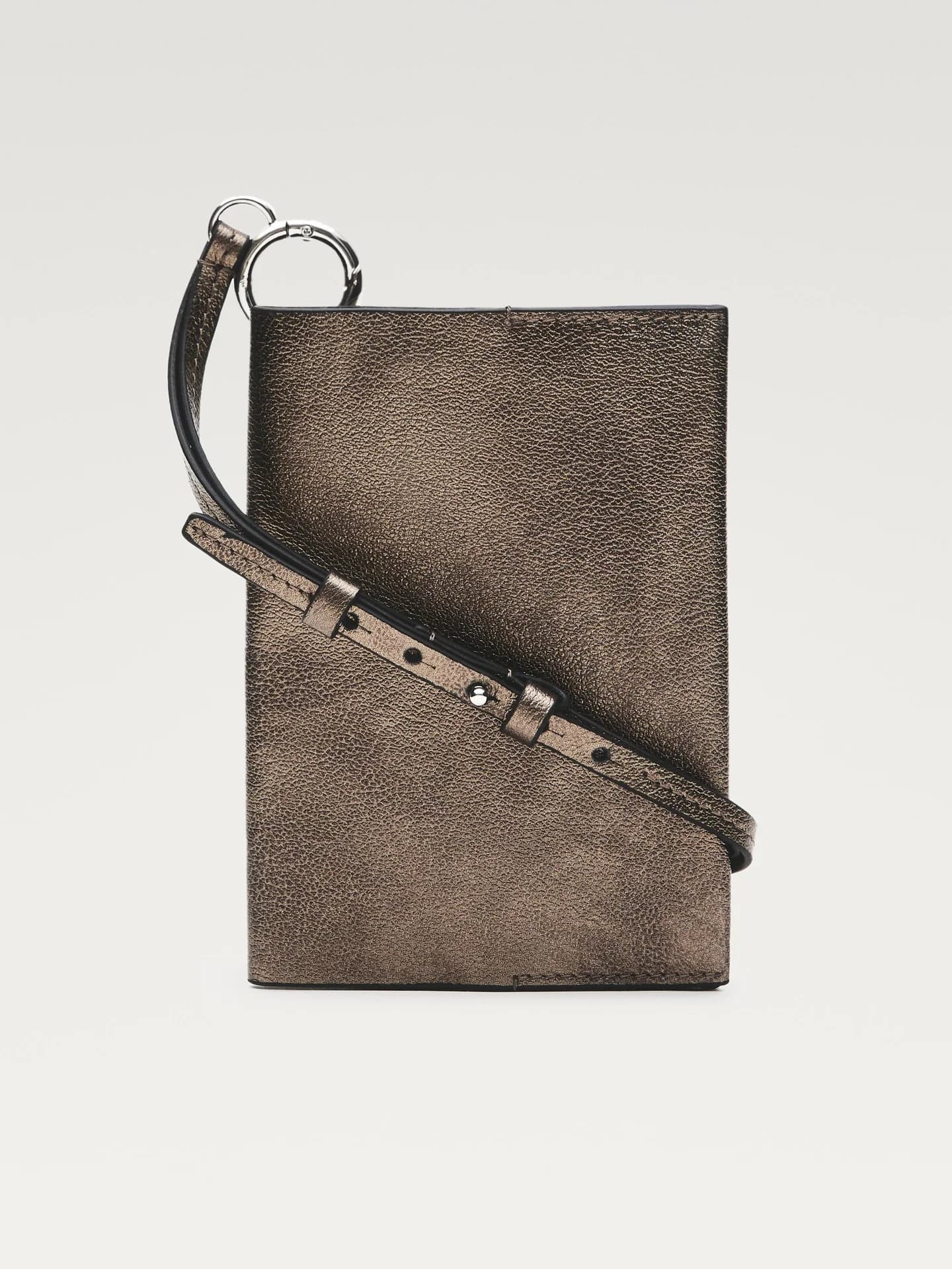 Папка для паспорта из кожи наппа - фото 5