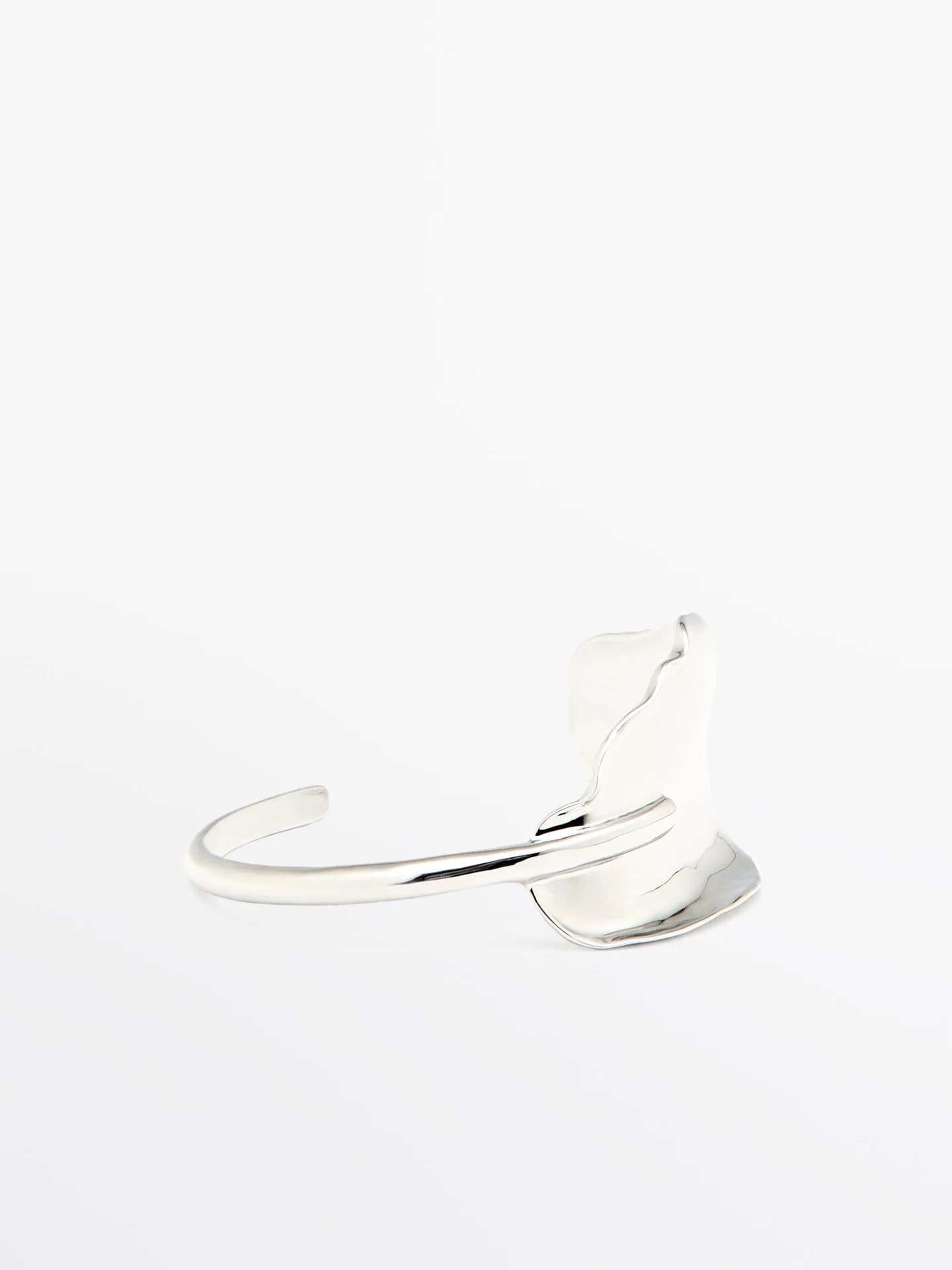 Широкий браслет с текстурой - фото 6