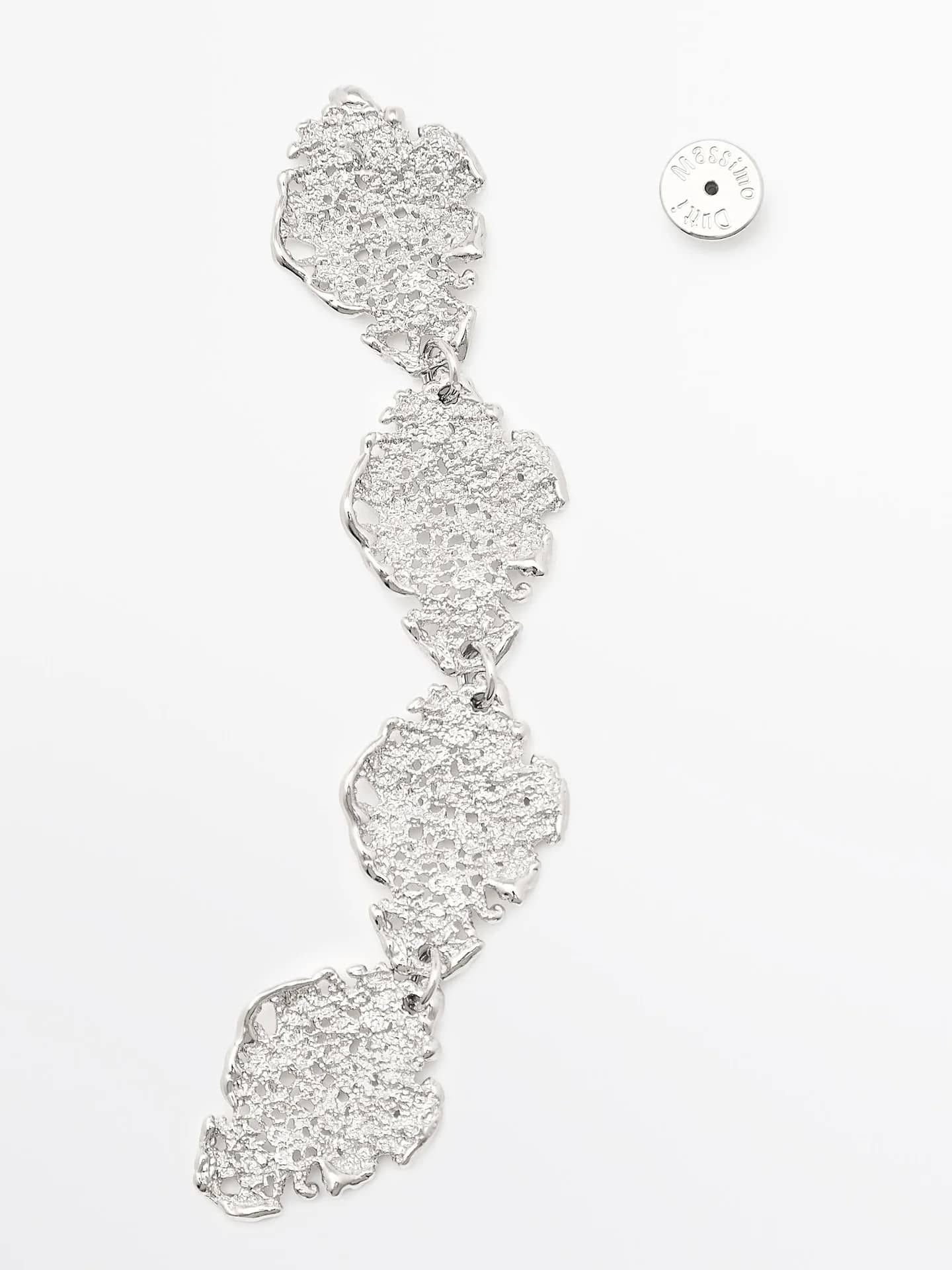 Подвесные серьги с кружевом - фото 3