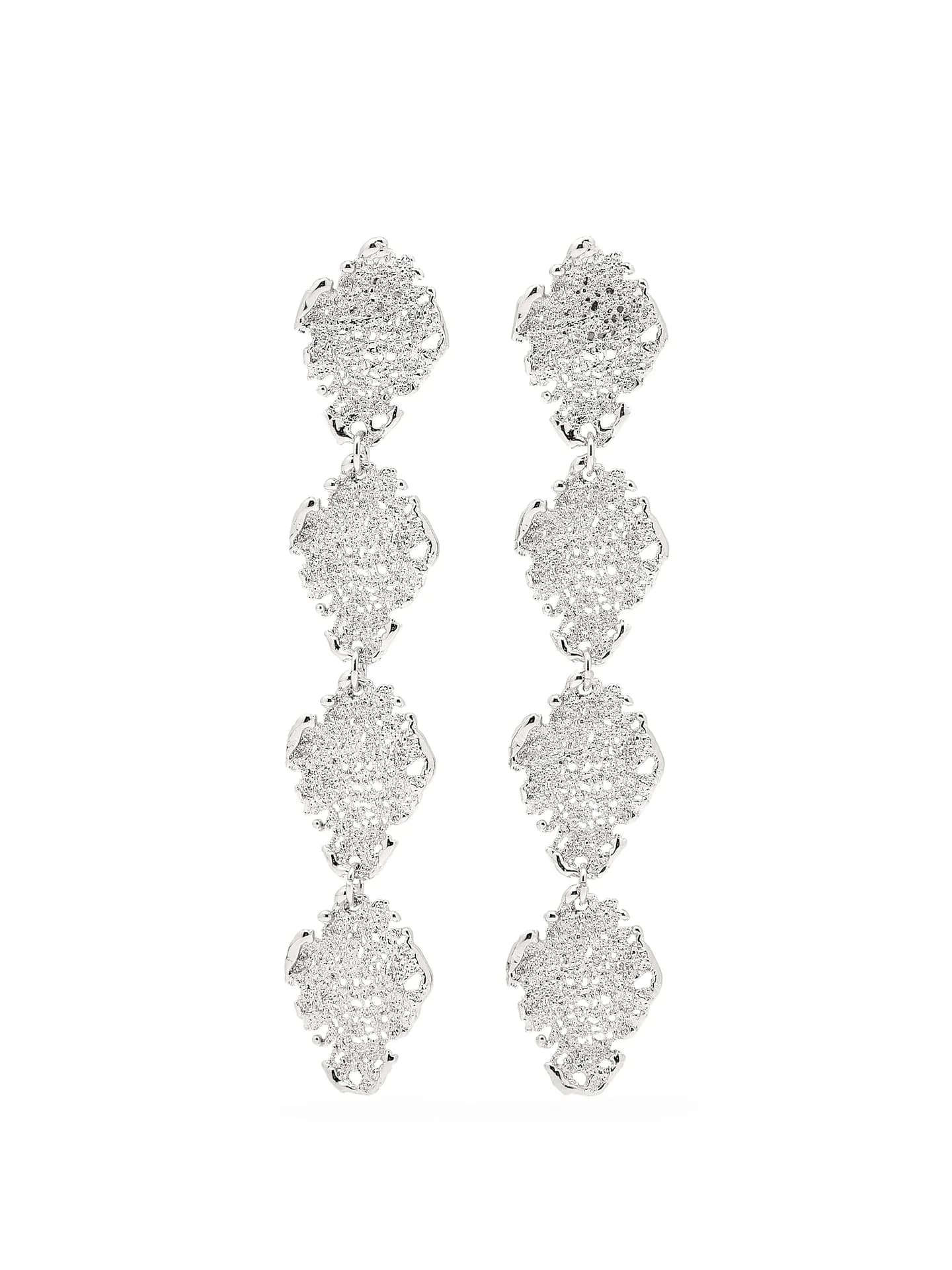 Подвесные серьги с кружевом - фото 5