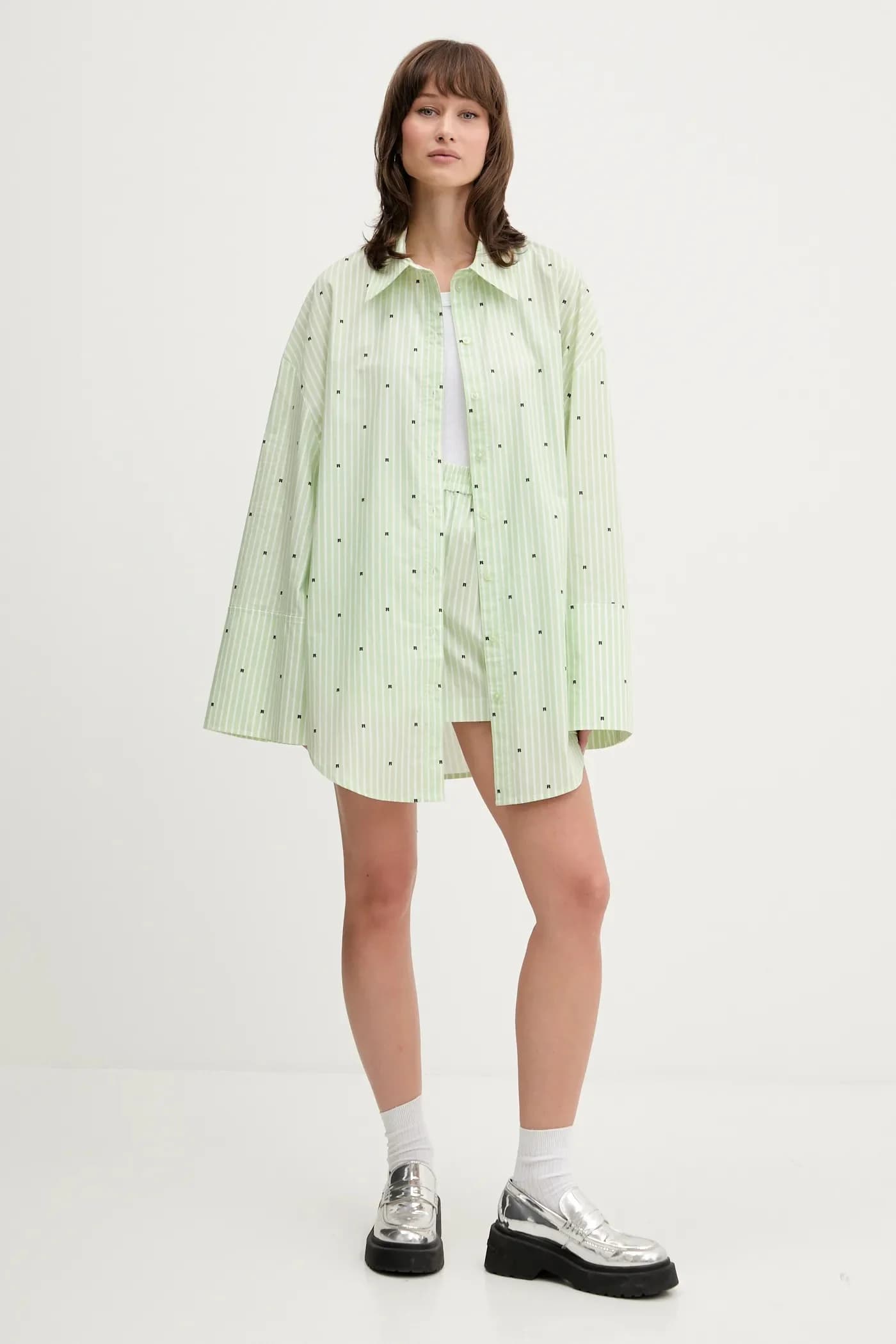 Хлопковая рубашка - фото 2