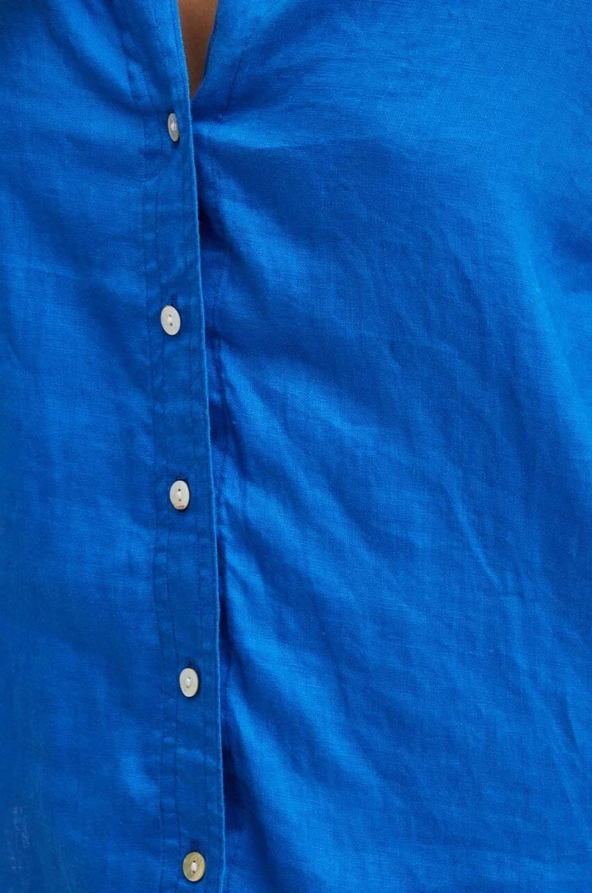 Льняная рубашка - фото 5