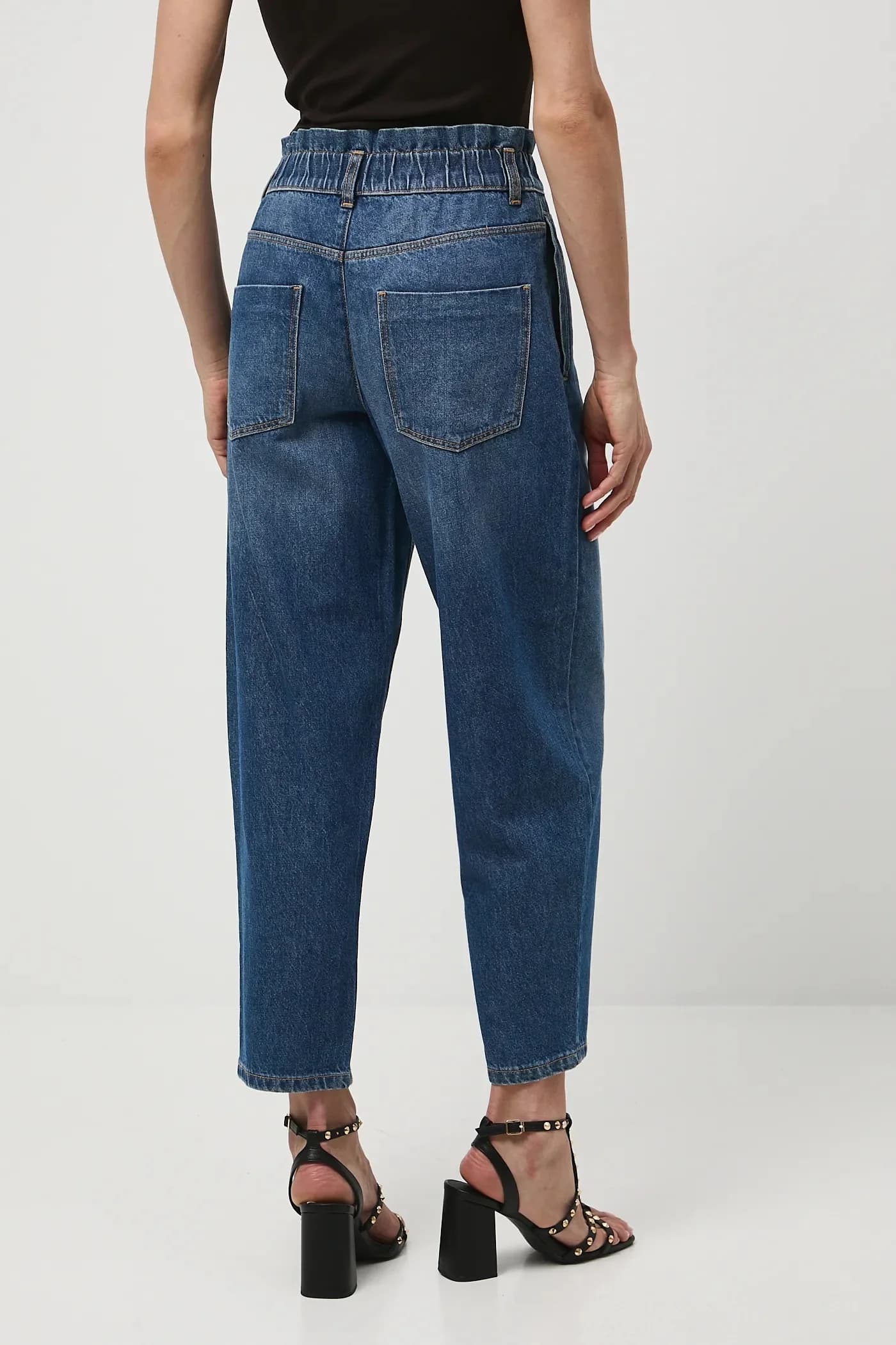 Хлопковые джинсы - фото 3