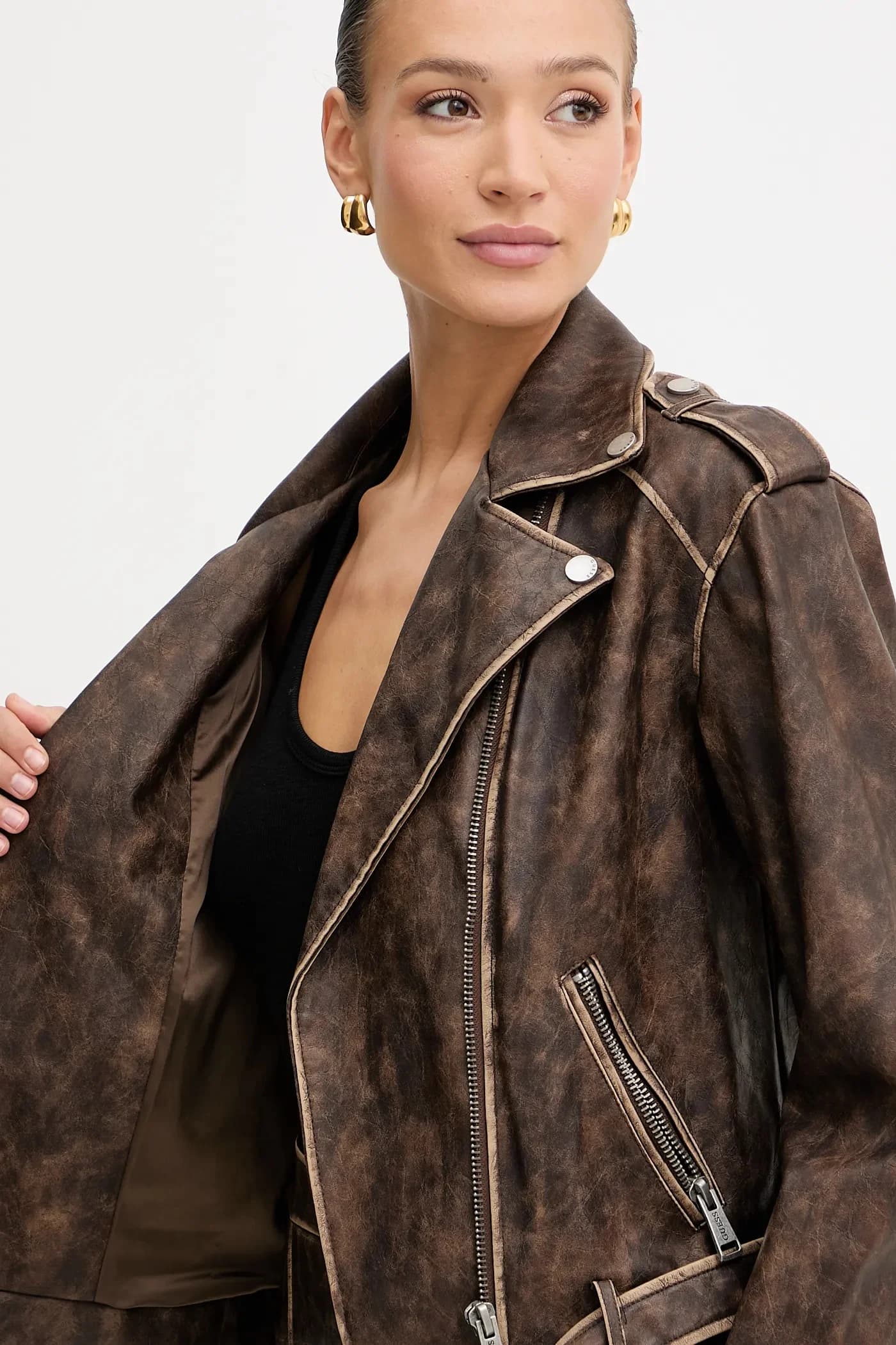 байкерская куртка CHARLENE - фото 7