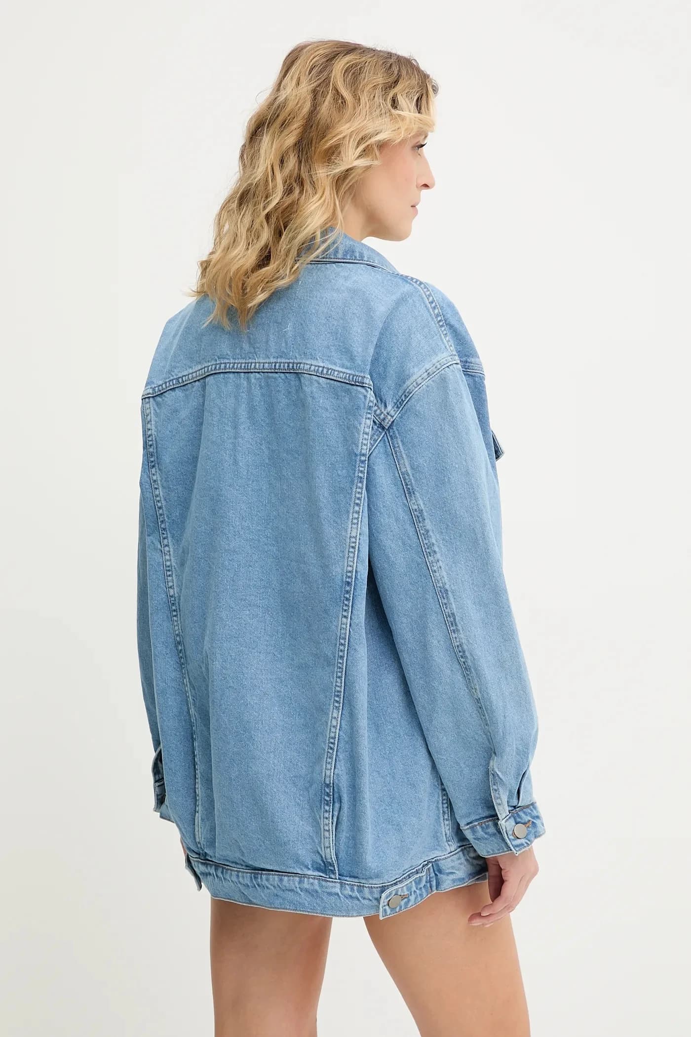 Хлопковая джинсовая куртка - фото 3