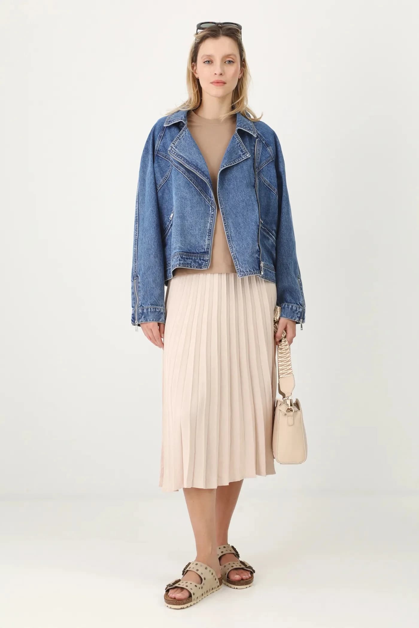 Хлопковая джинсовая куртка - фото 2