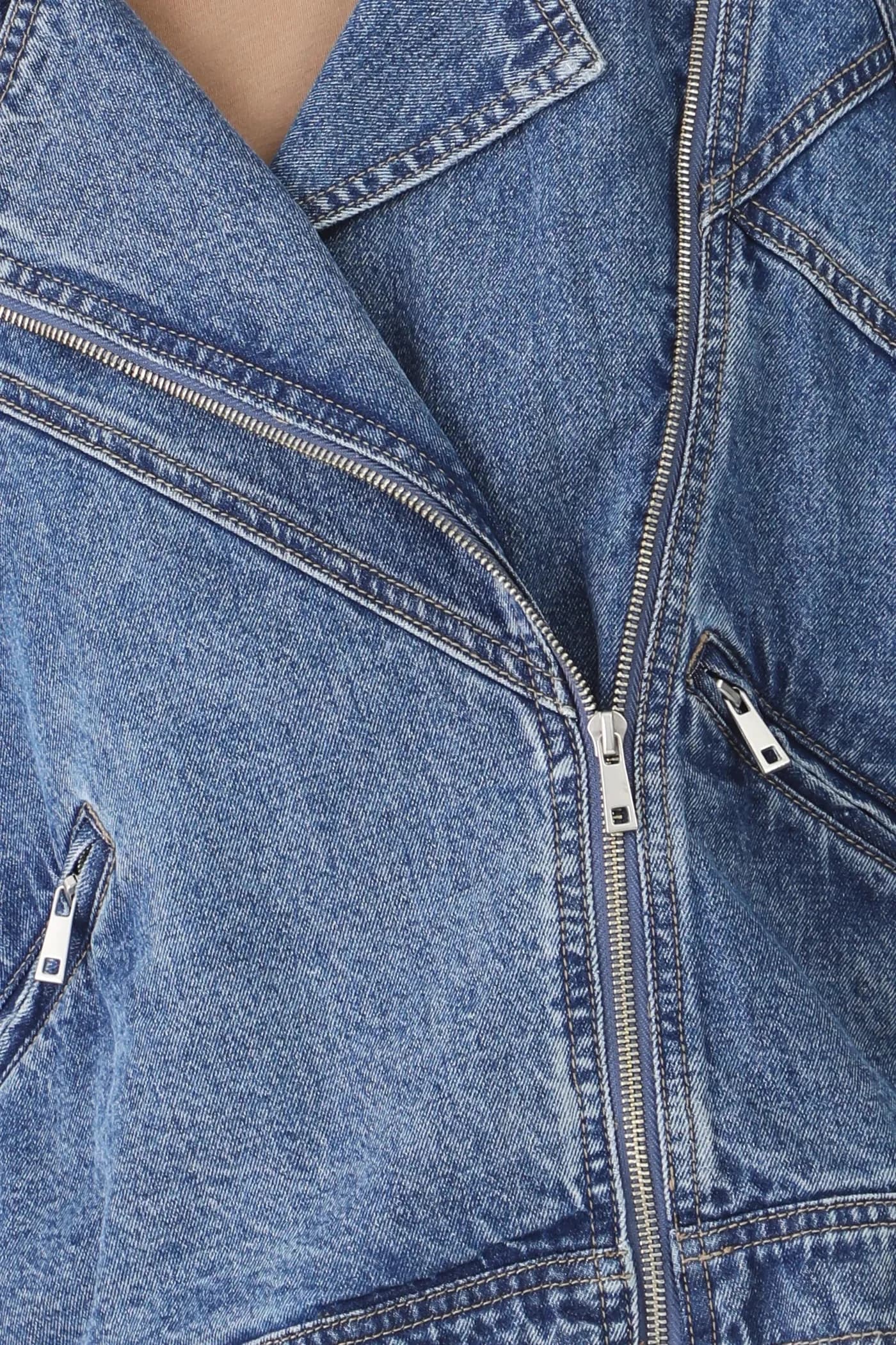 Хлопковая джинсовая куртка - фото 6