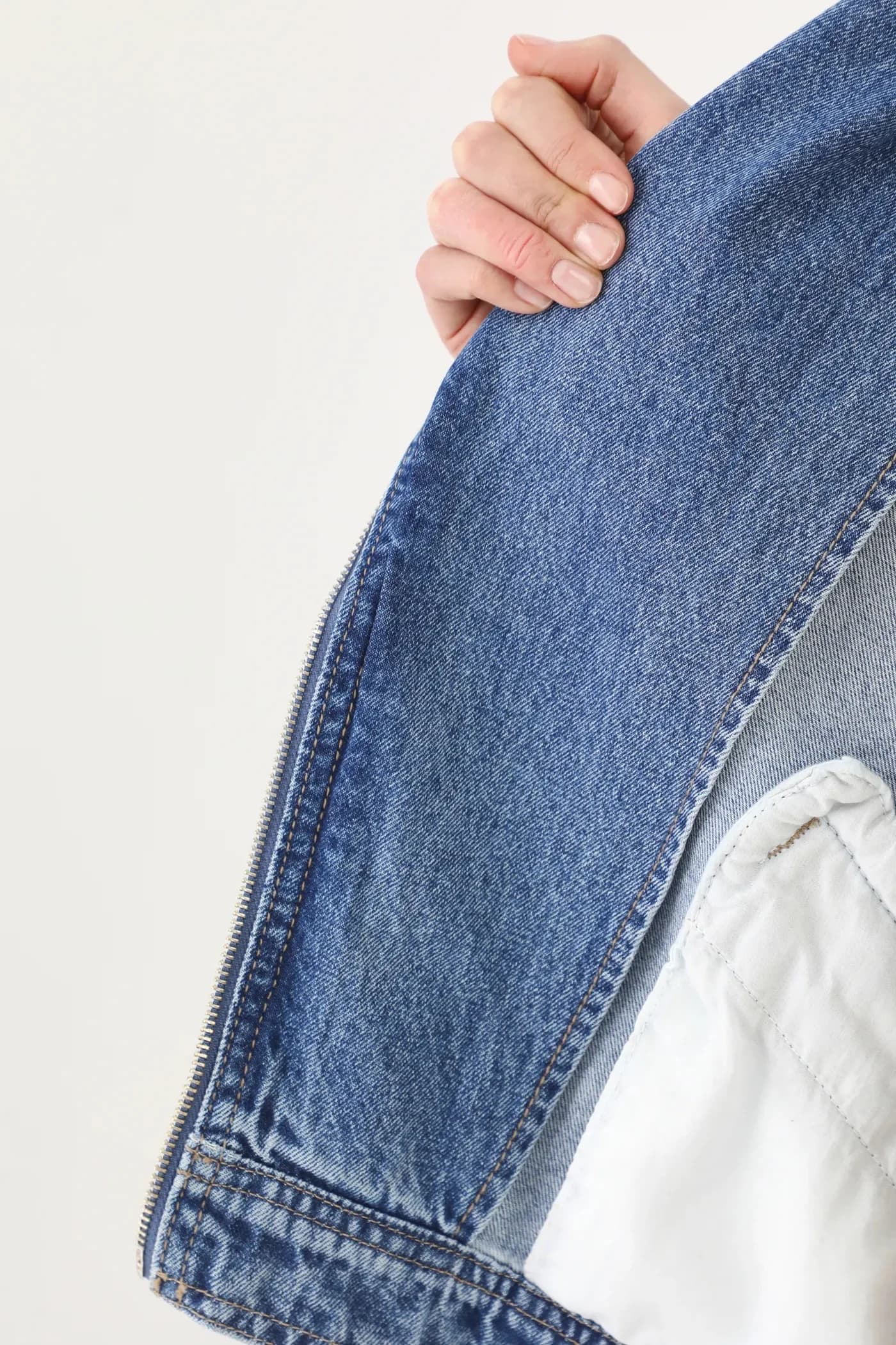 Хлопковая джинсовая куртка - фото 7