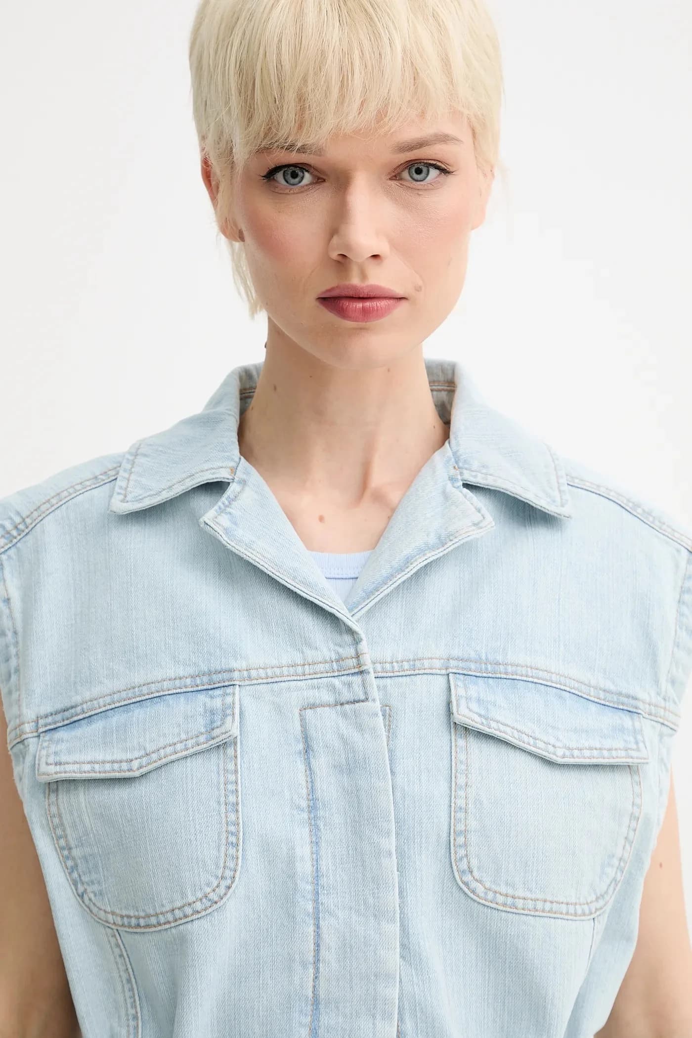 джинсовый жилет USAMI - фото 4