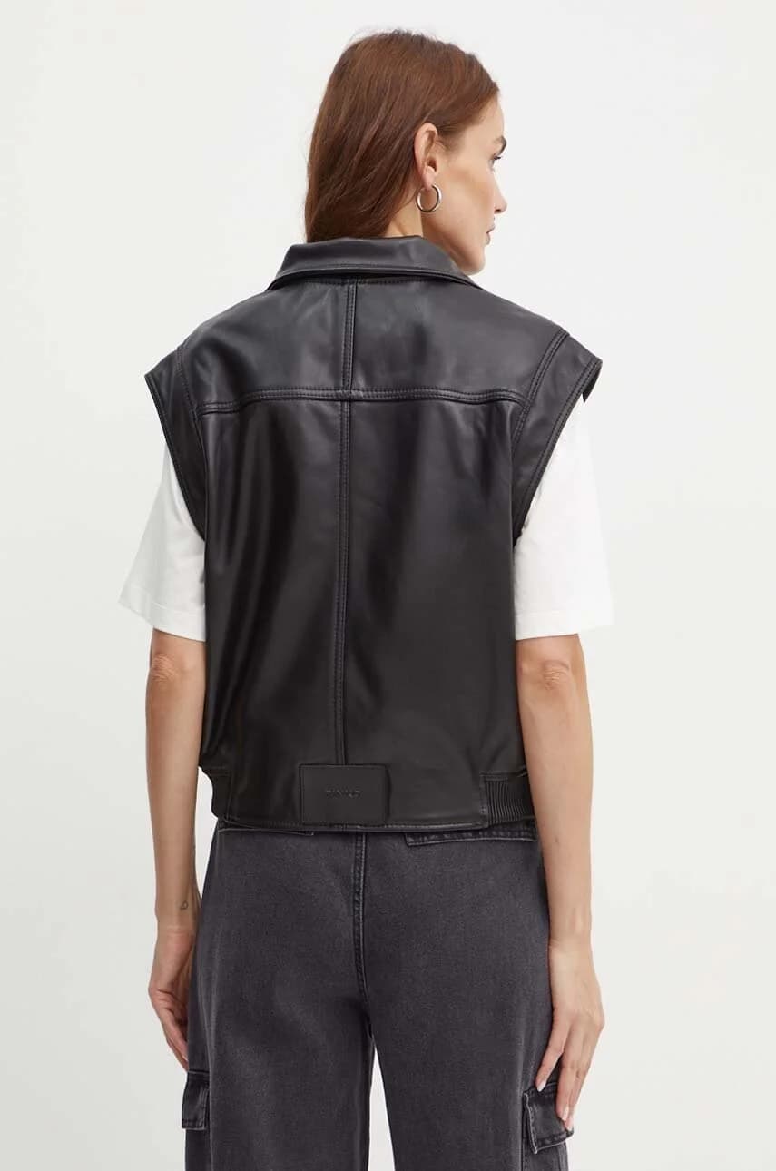Кожаный жилет - фото 3