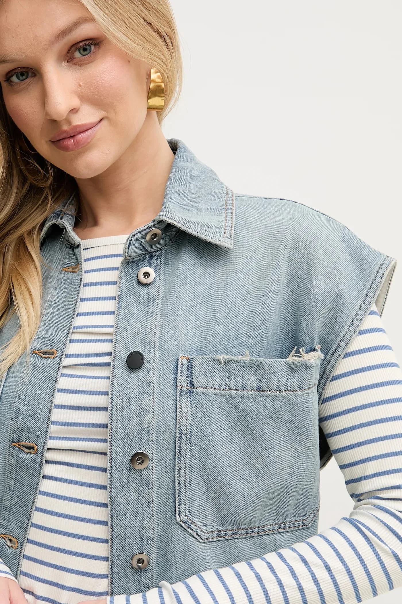 Джинсовая майка - фото 4